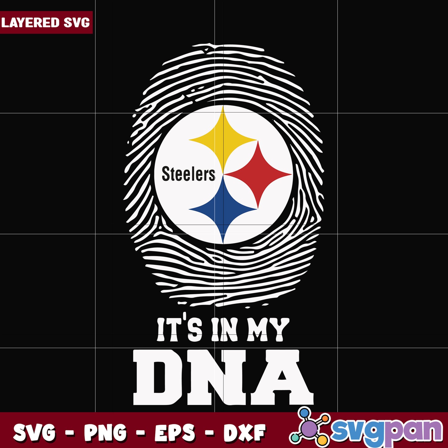 Steelers it's in my logo svg, nfl divisons svg, nfl steelers svg