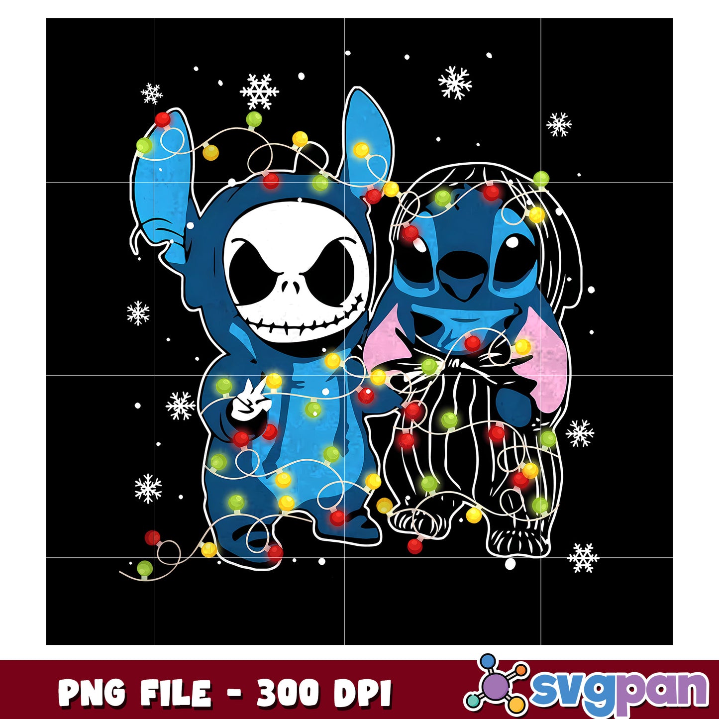 Stitch and jack png, disney characters png, cute stitch png