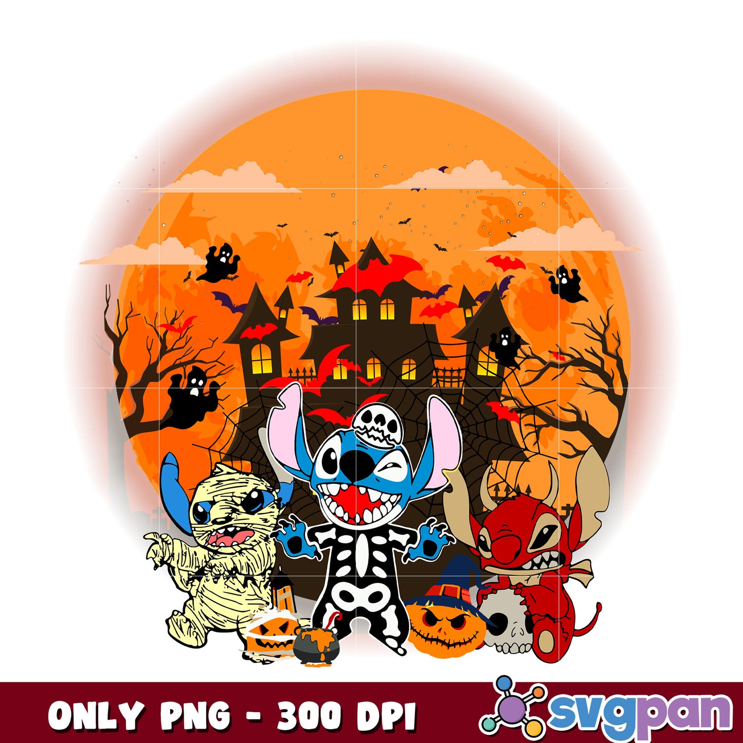 Stitch christmas halloween disney png, stitch christmas png