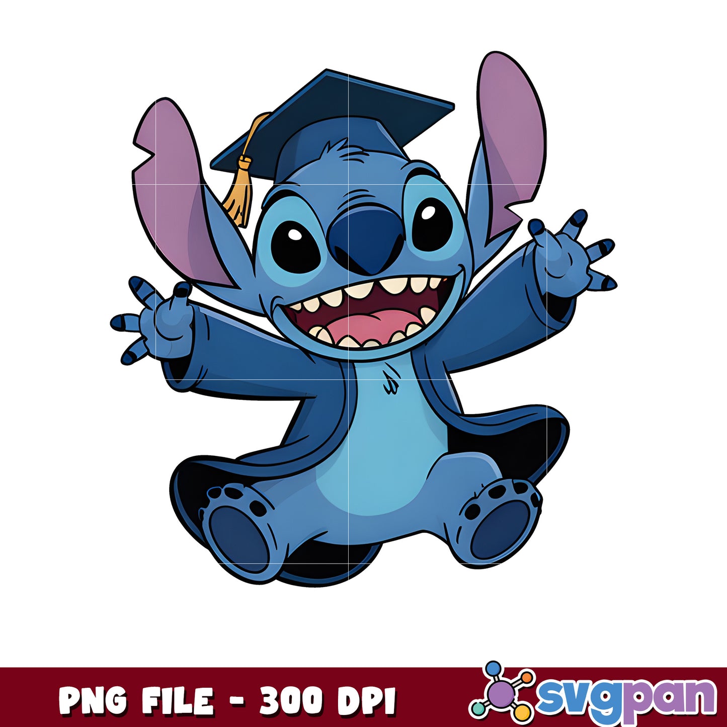Stitch graduation designs png, lilo and stitch png, class of 2025 png
