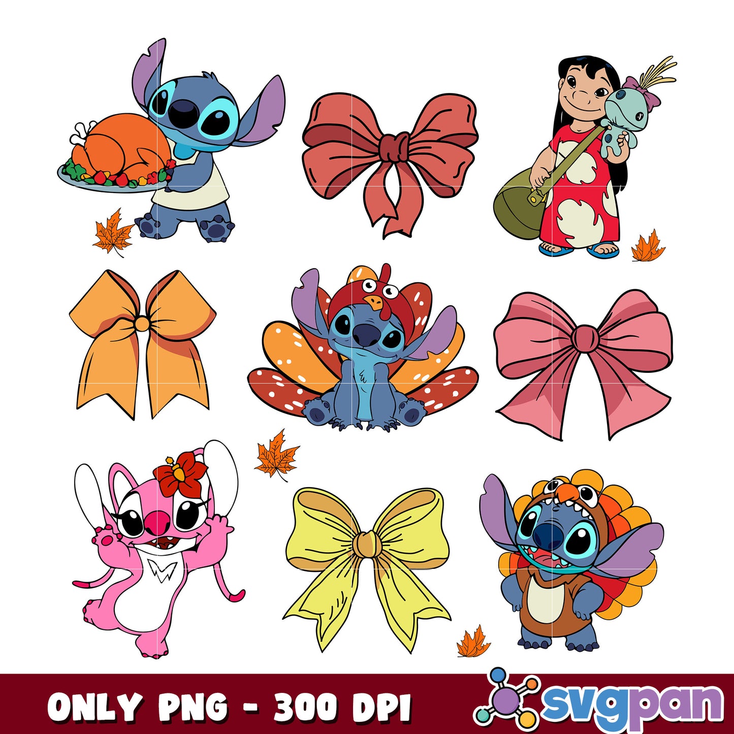 Stitch pow tie disney png, lilo y stitch png, cute stitch png