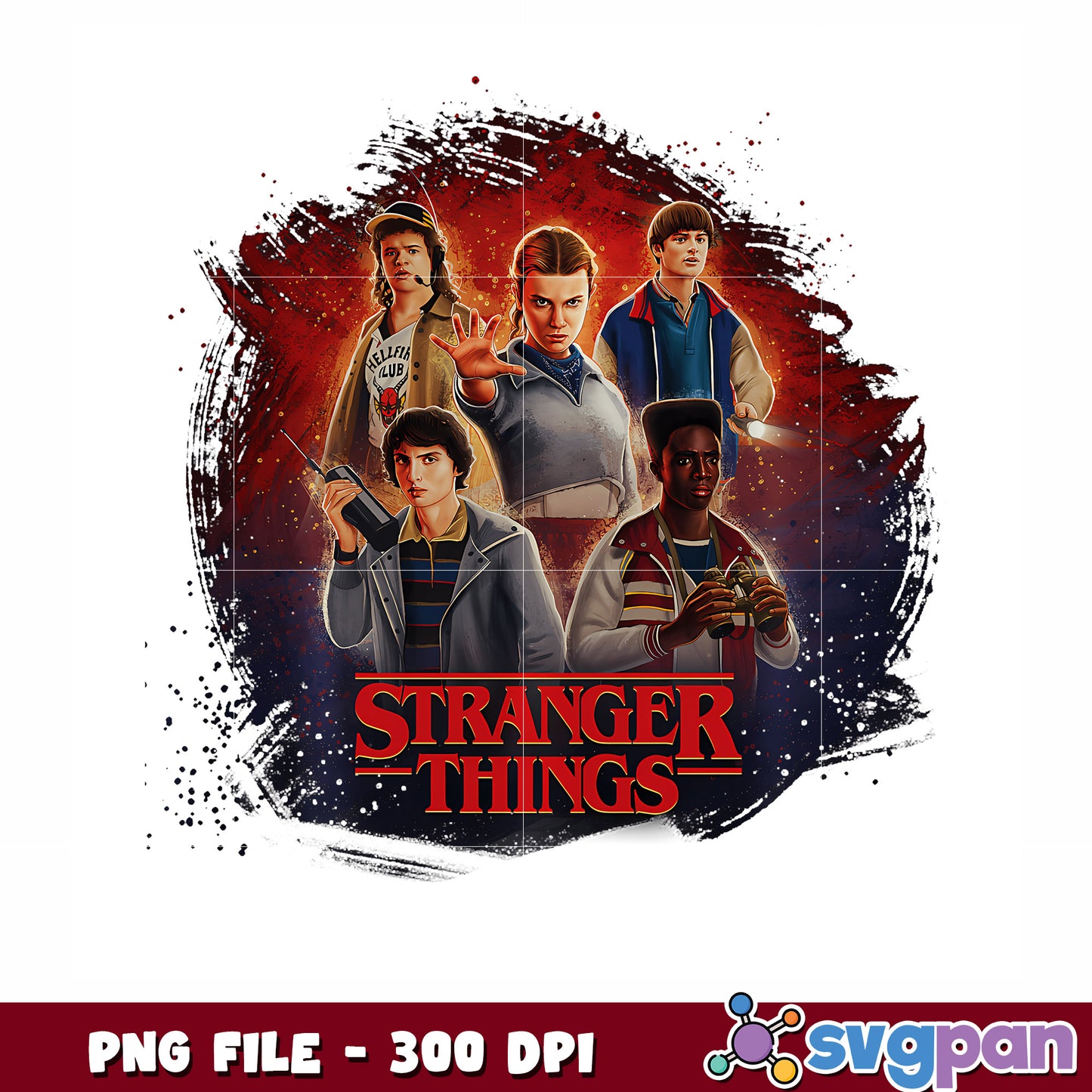 Stranger things friends png, 11 stranger things png, stephen hawkins png