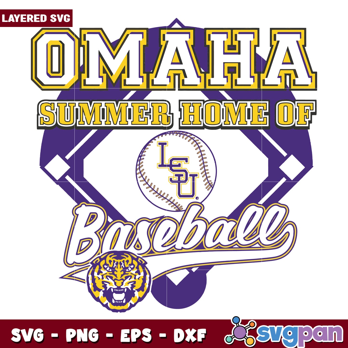 Summer home of baseball svg, baseball game american svg, baseball american svg
