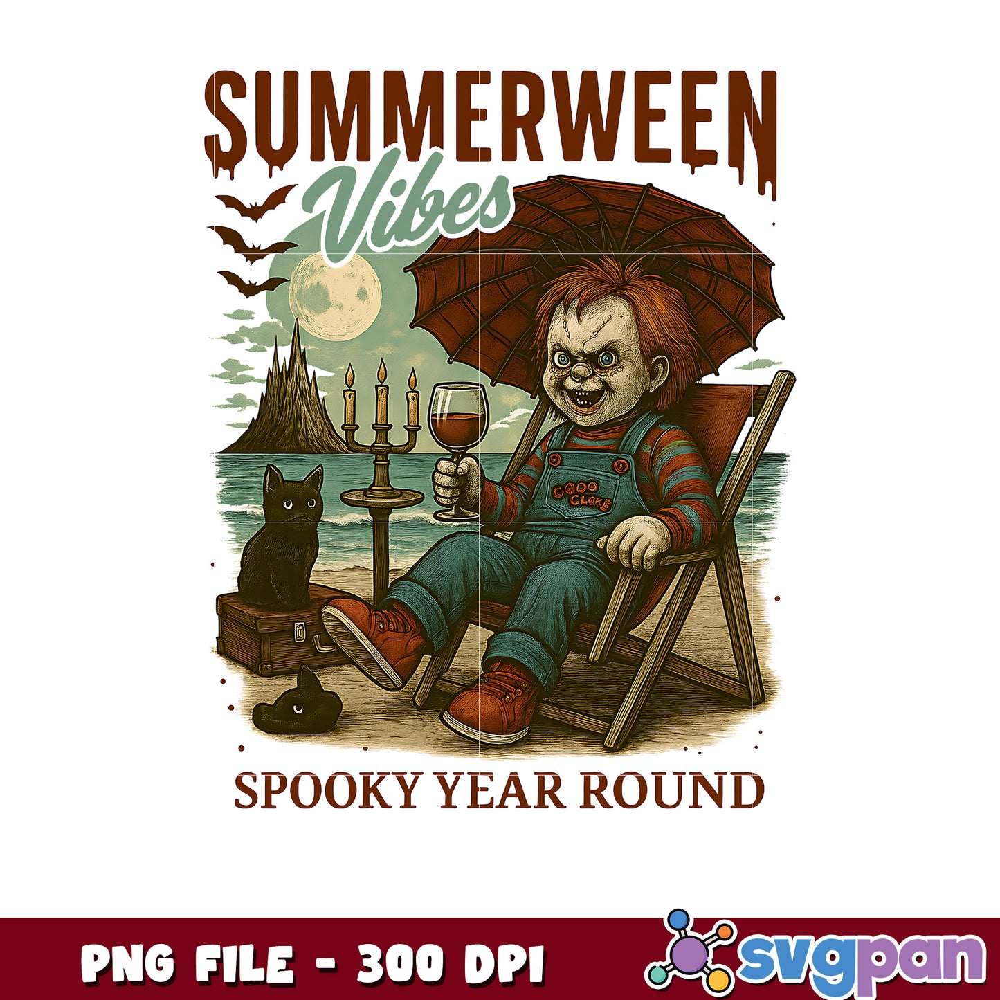 Summerween chucky png