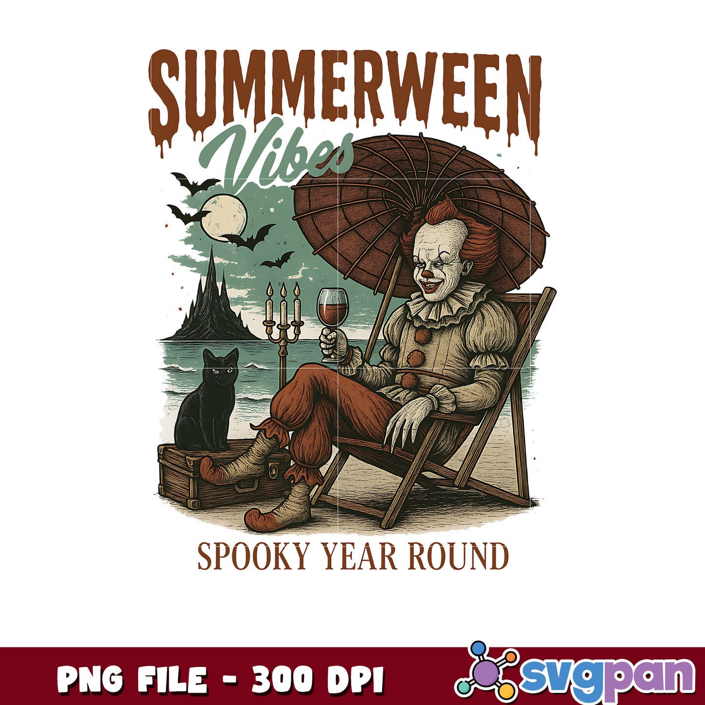 Summerween pennywise png