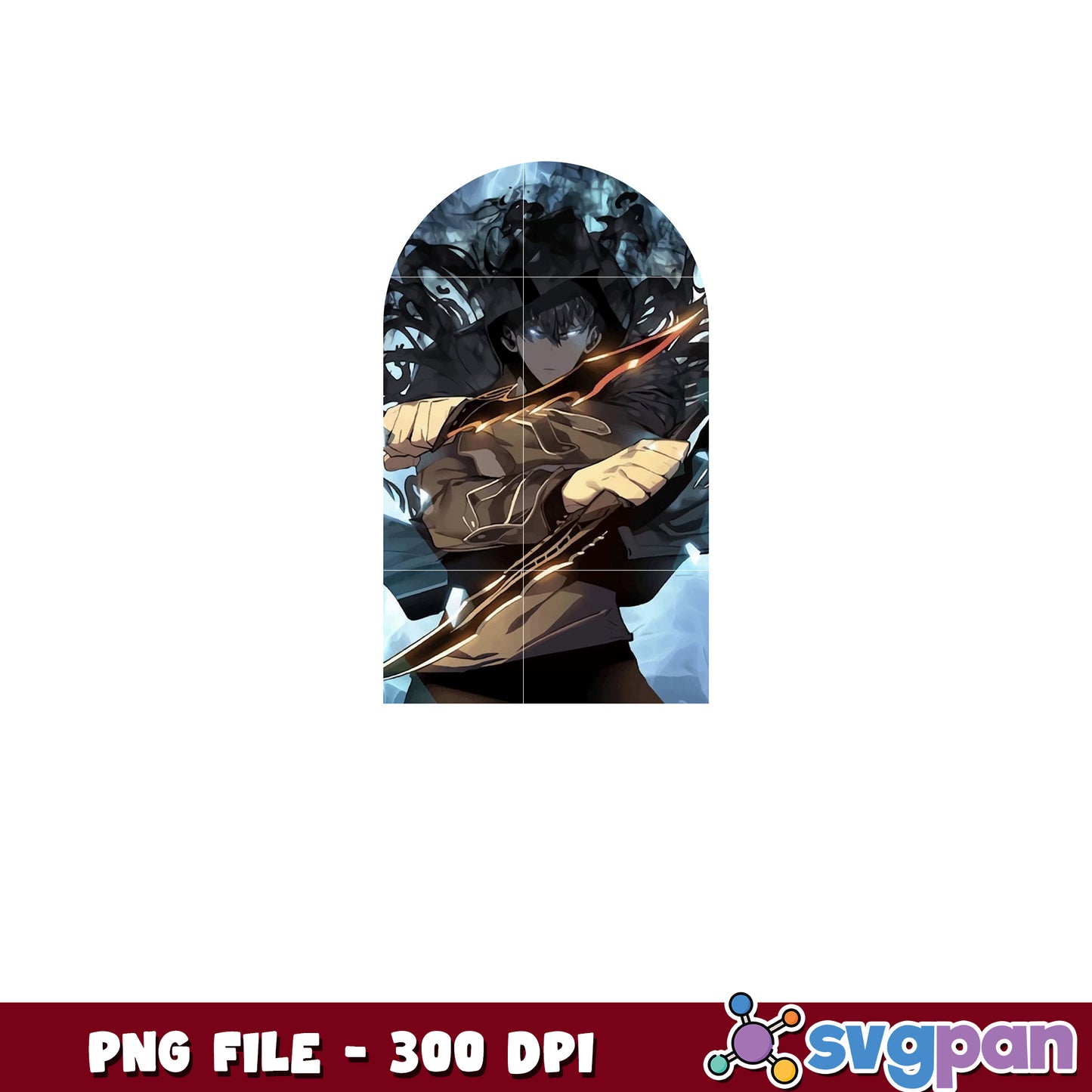 Sung jin woo anime png, webtoon anime png, anime 2025 png