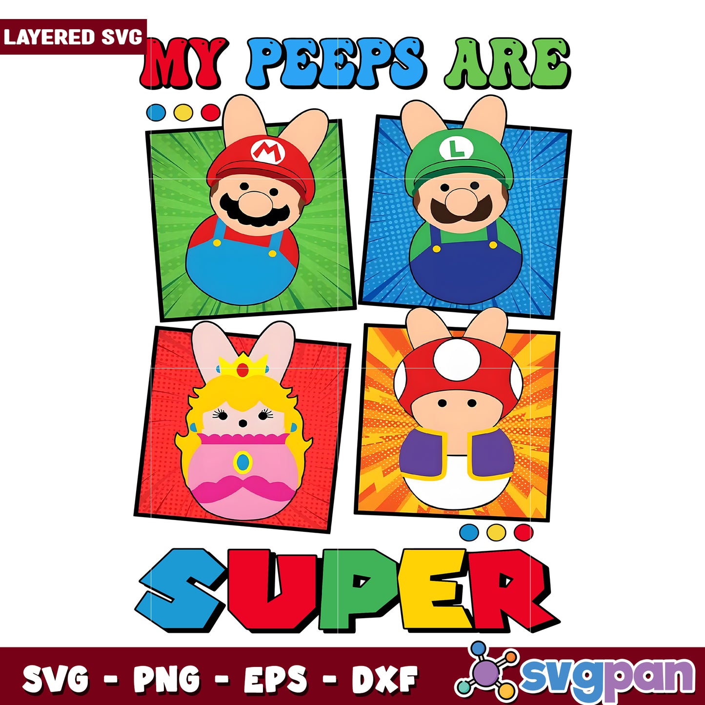 Super Cute Peeps SVG Design for Kids Fun and Playtime