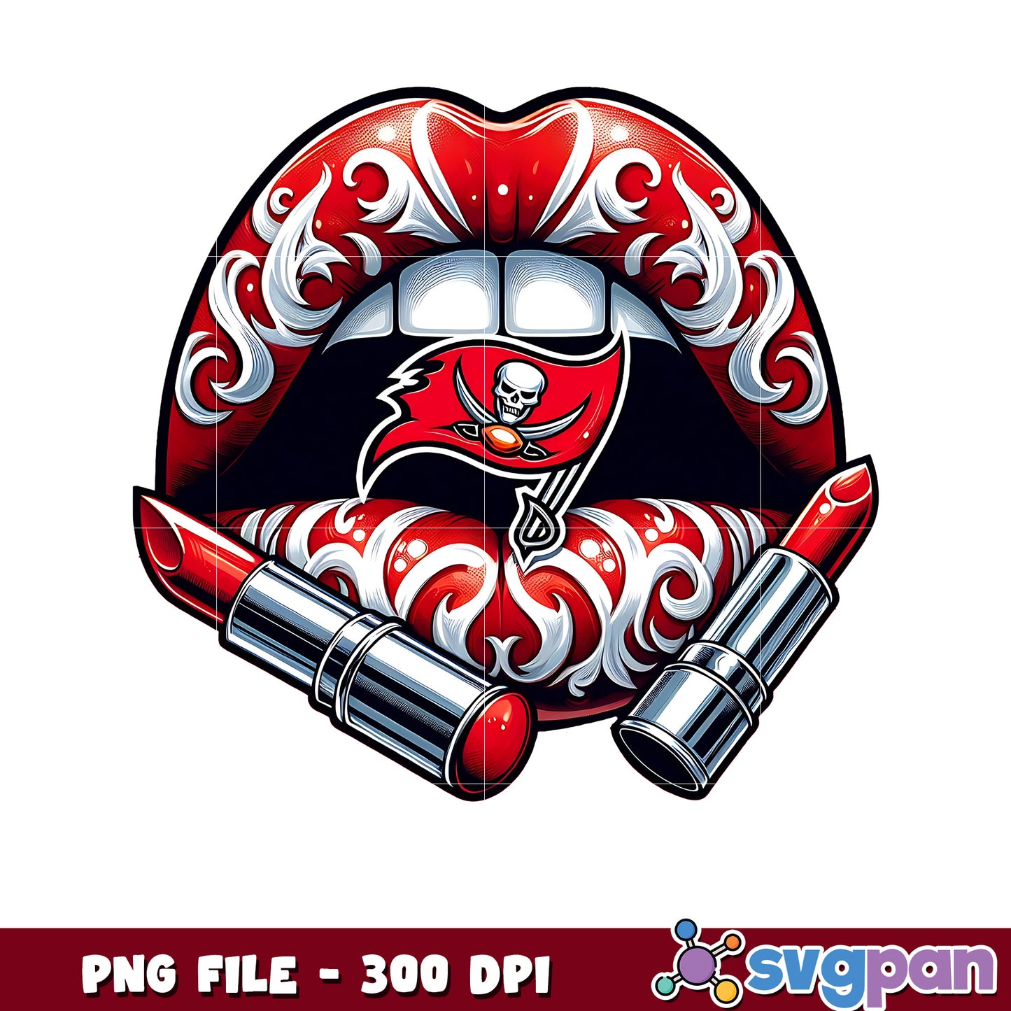 Tampa bay buccaneers lips png, nfl players png, nfl playoffs png