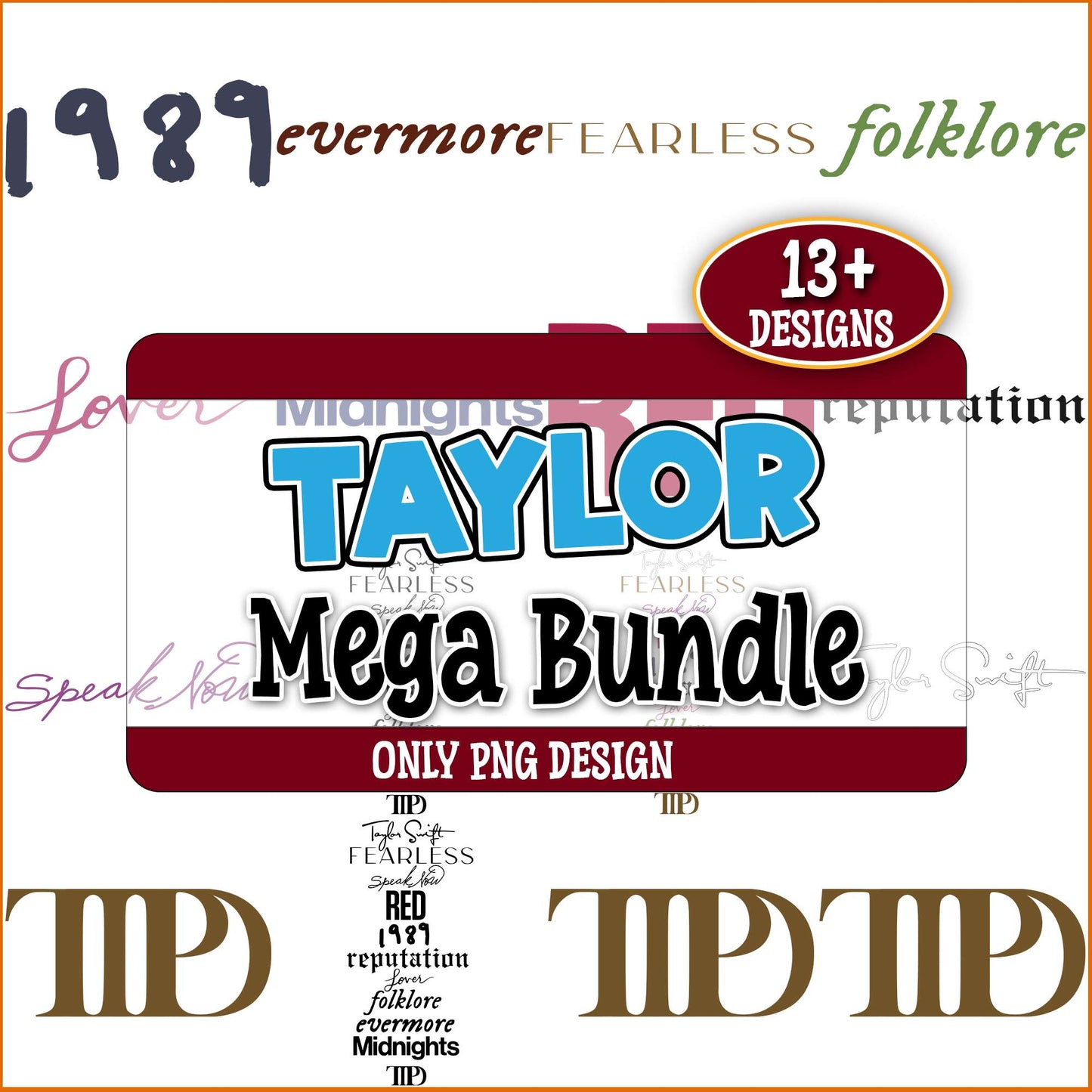 Taylor swift album png bundle