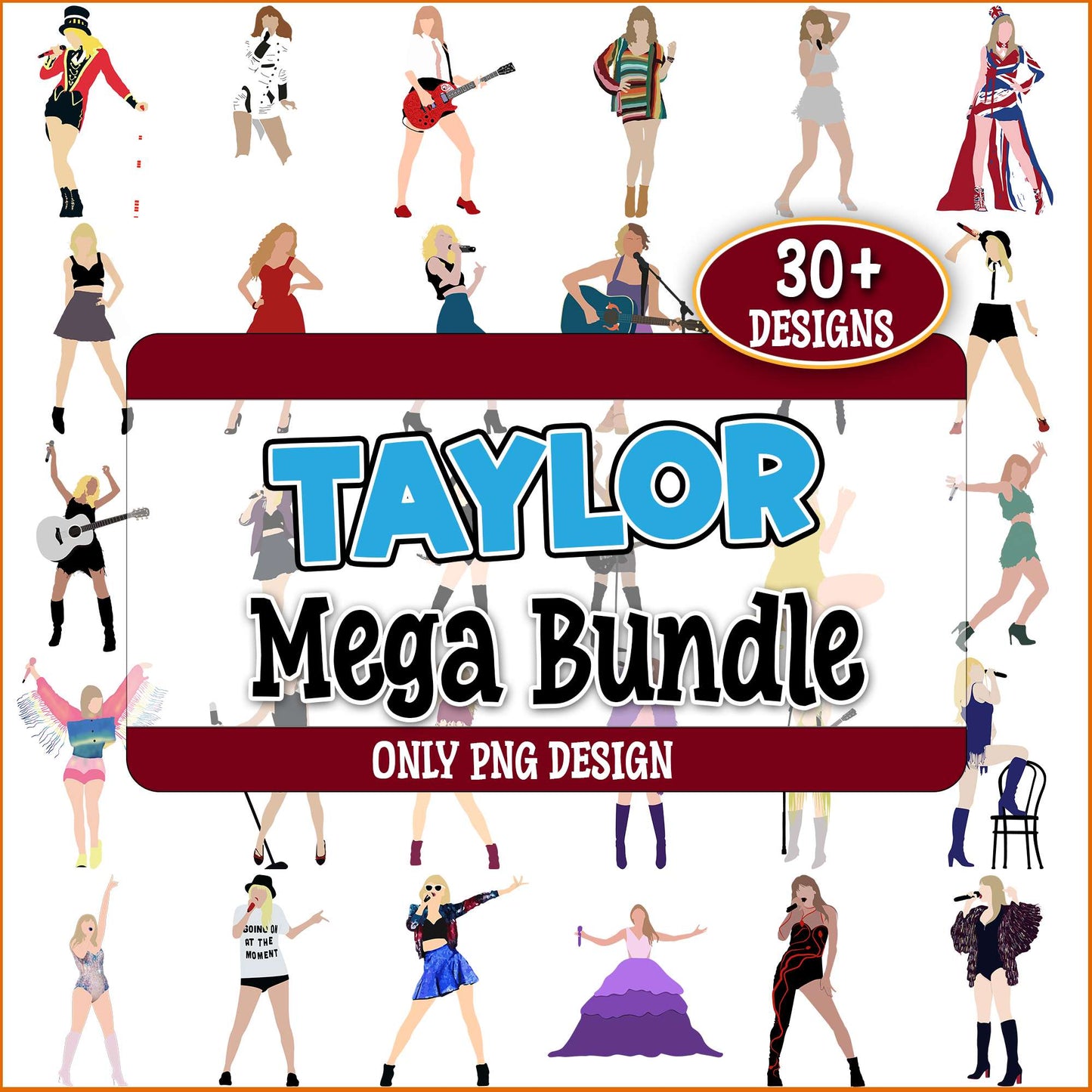 Taylor swift pose png bundle