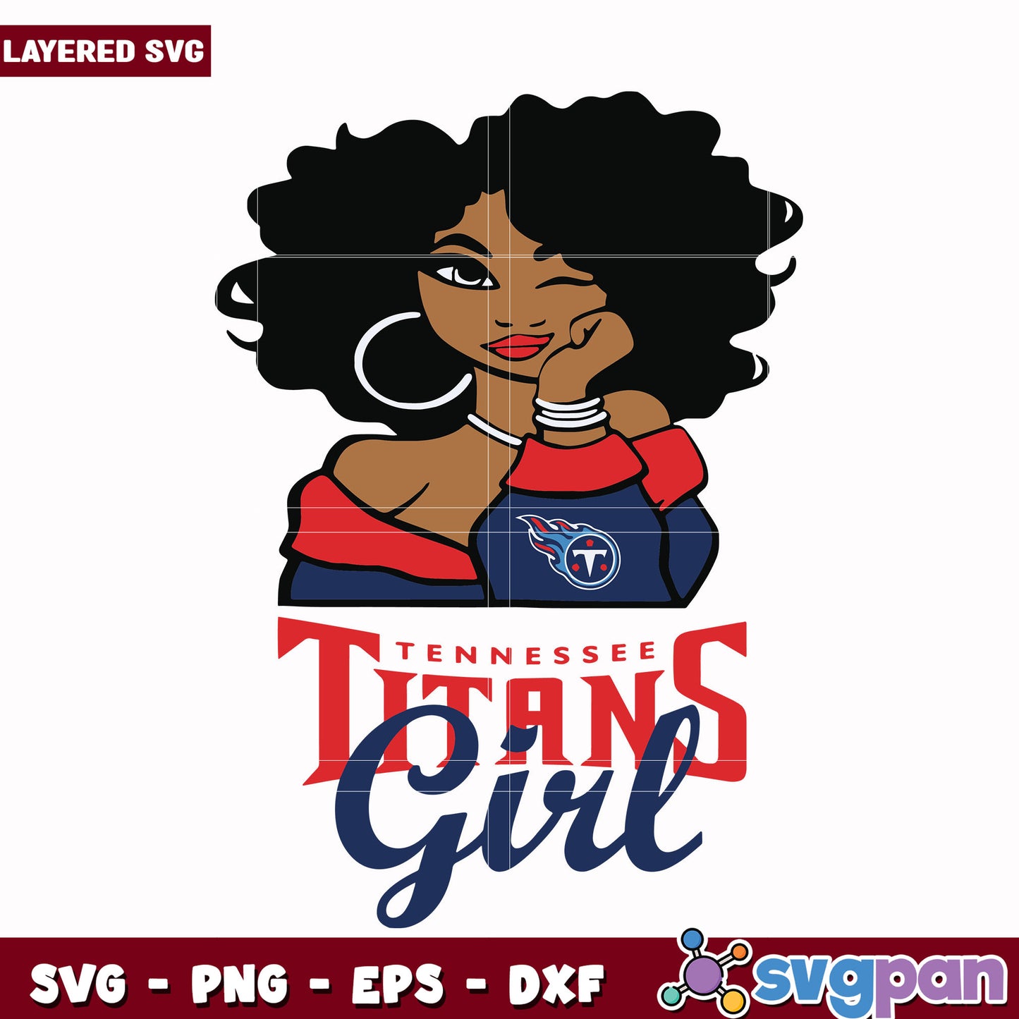 Tennessee Titans girl svg, nfl divisons svg, nfl combine svg