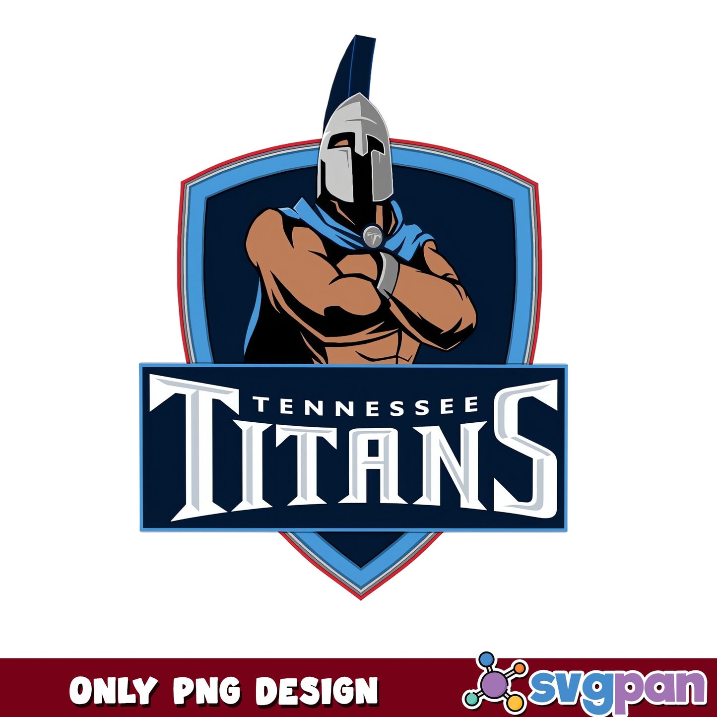 Tennessee Titans Football PNG, NFL Team Logo Design, Titans Clipart PNG