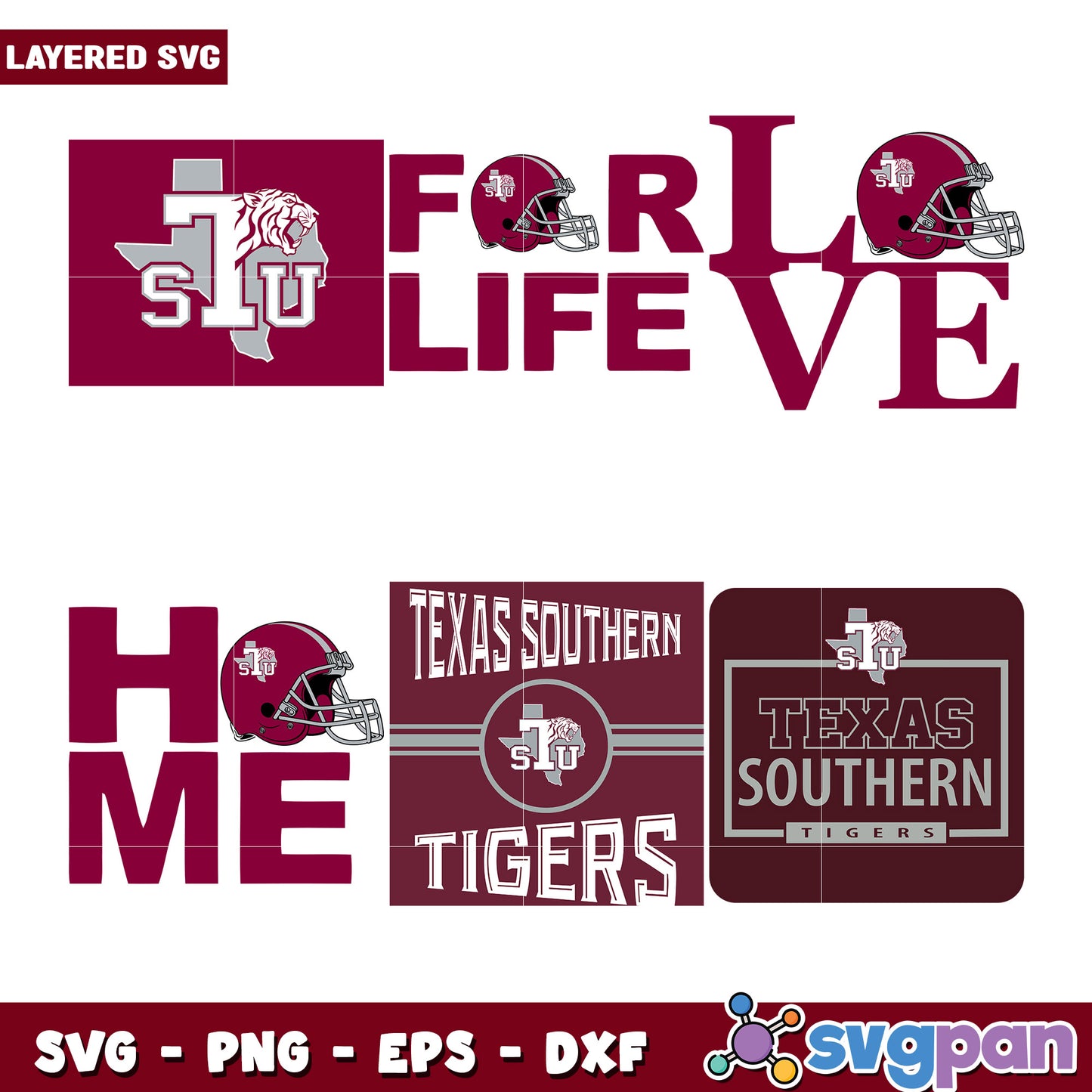 Texas Southern University SVG Bundle for Home Decor