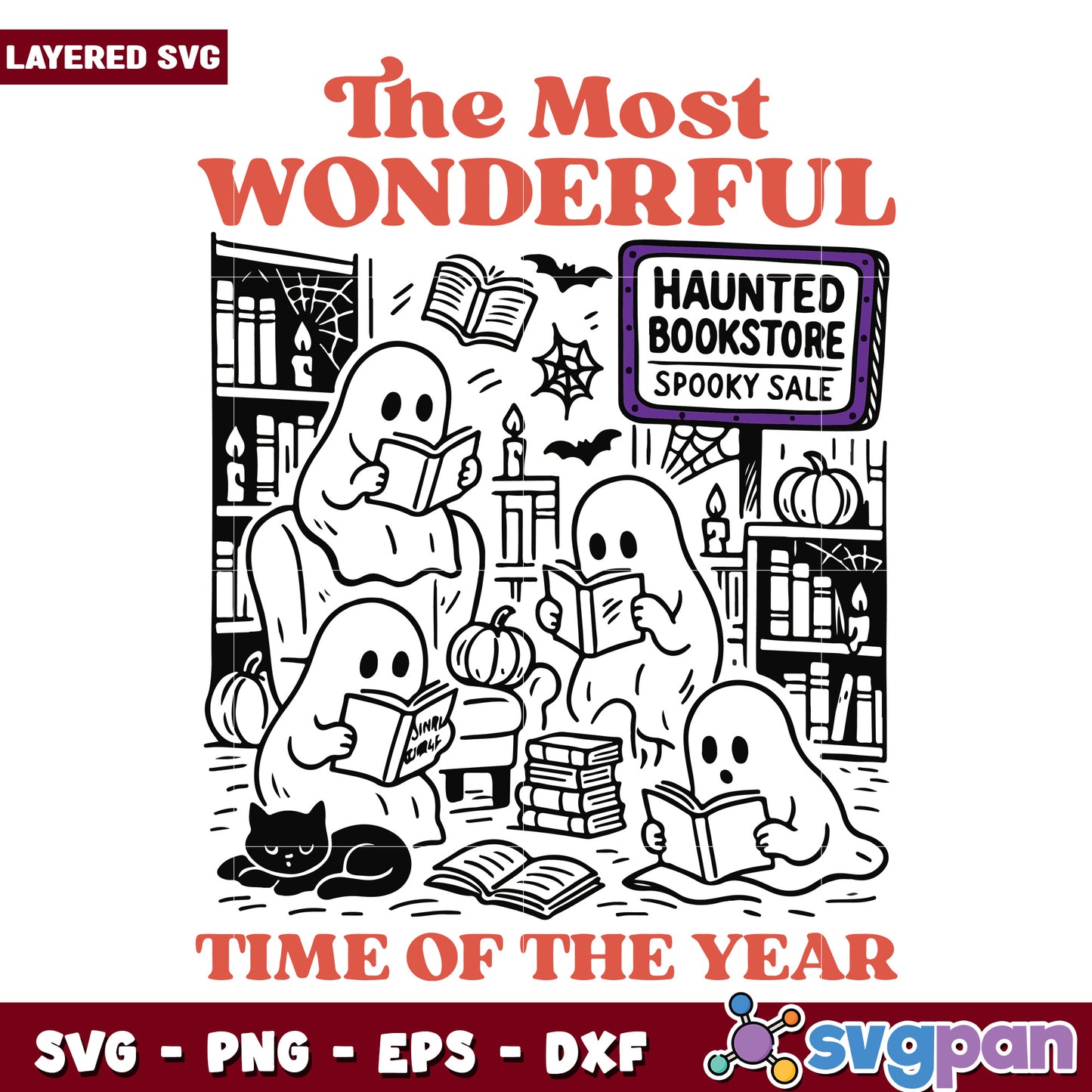 The most wonderful time of the year svg, labubu dolls svg, halloween labubu svg