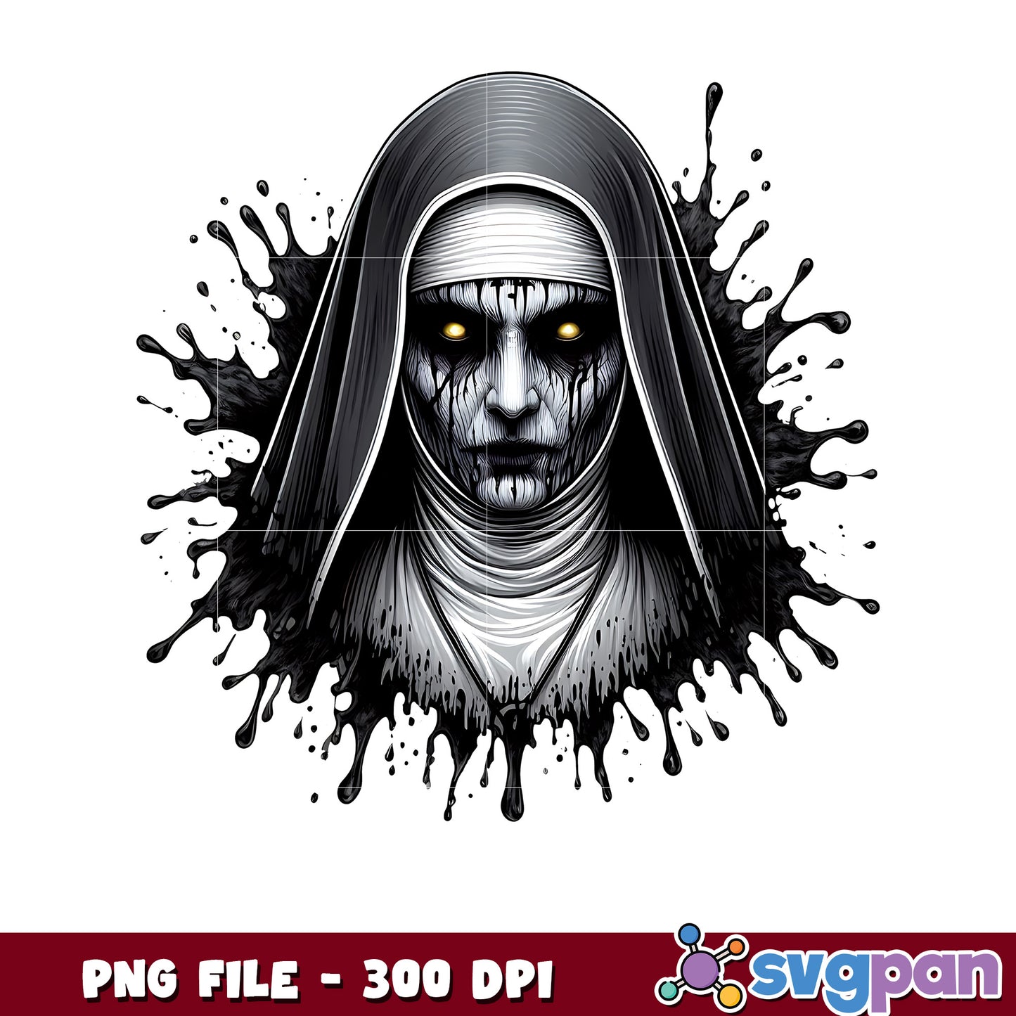 The nun png, horror movie characters png, halloween movies png