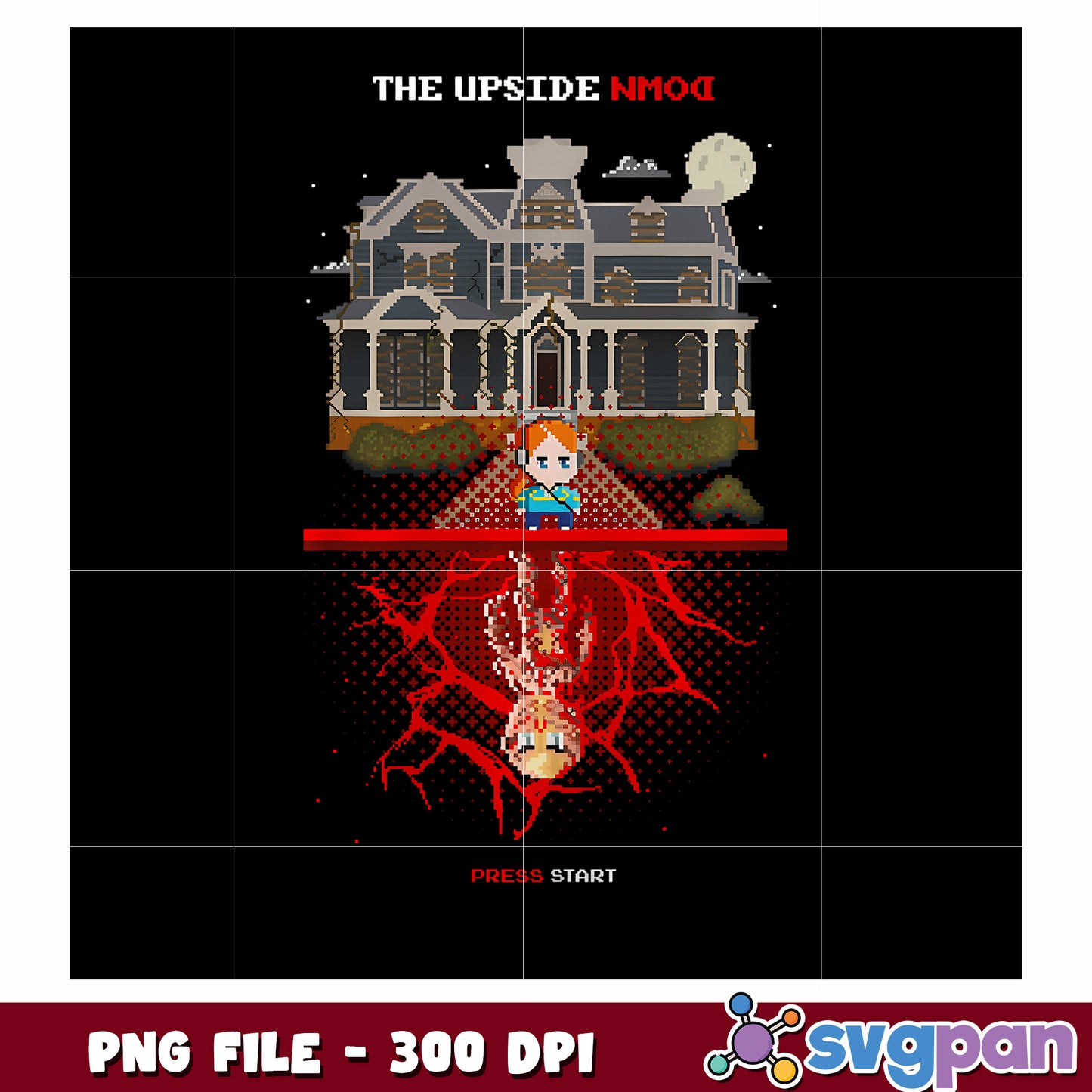 The upside down png, new stranger things png, mystery movie png