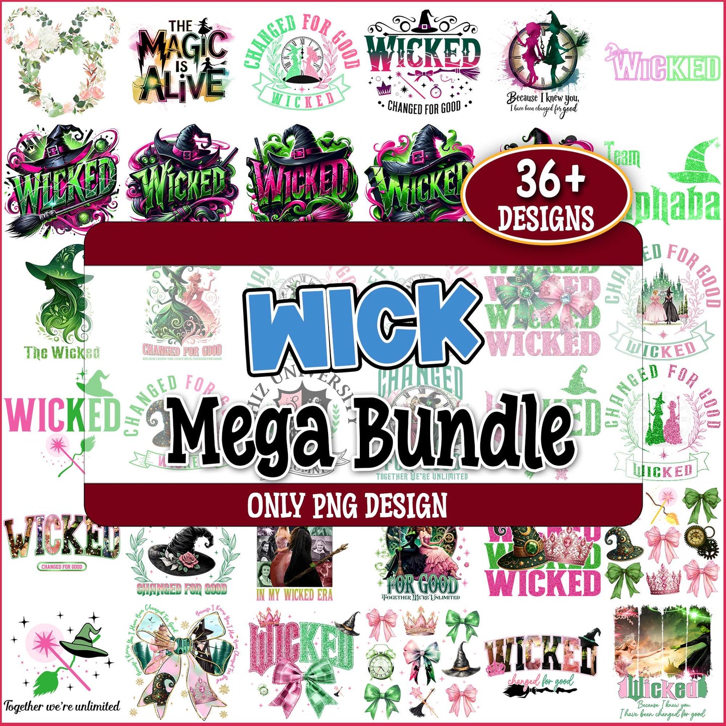 The wicked png bundle