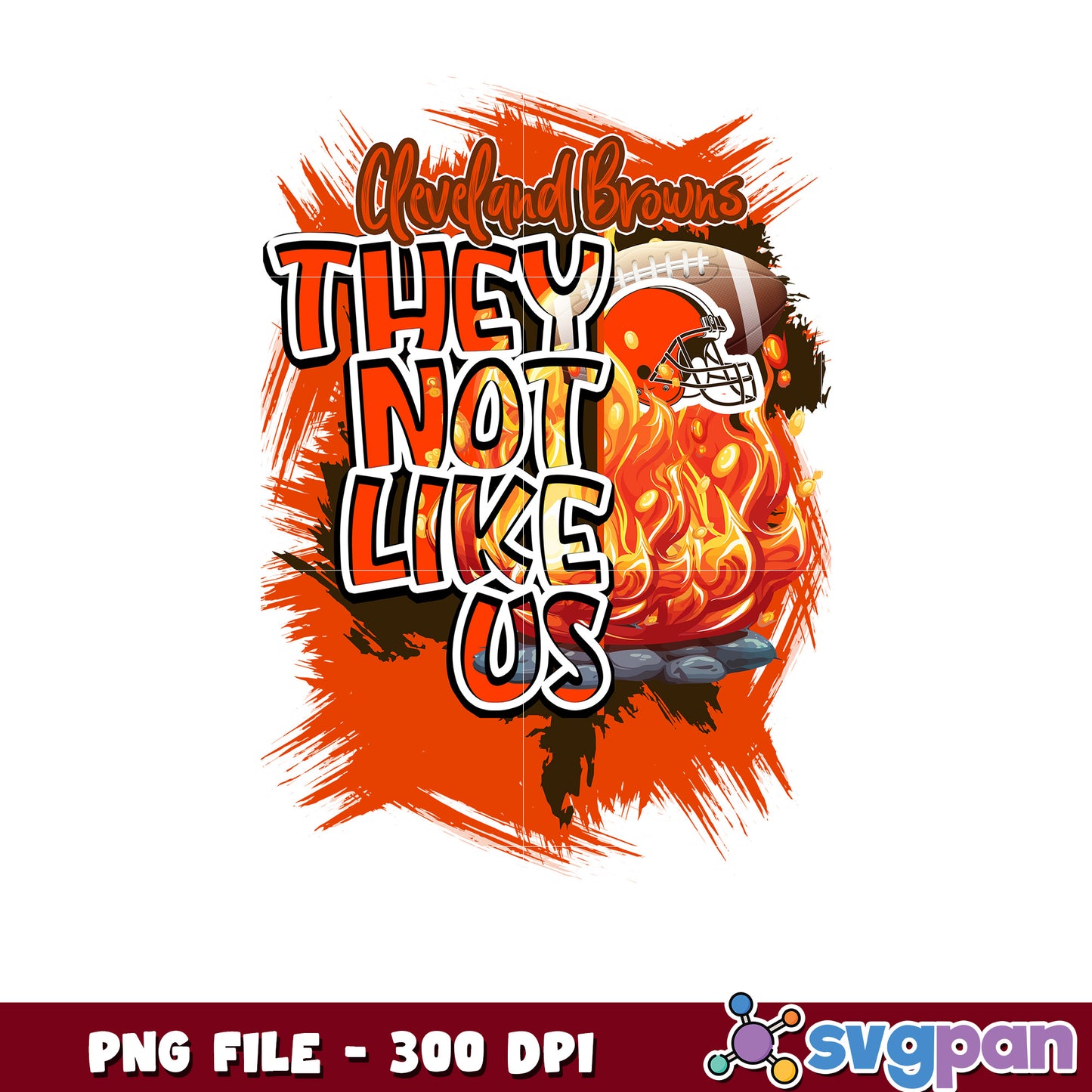 They not like us cleveland browns png, nfl rugby png, ameican football png