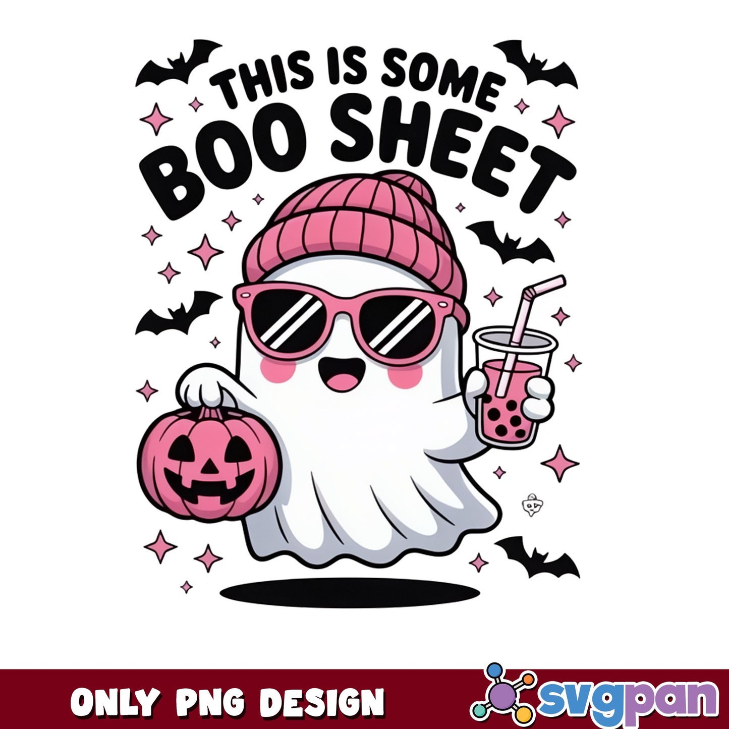 This Is Some Boo Sheet PNG, Cute Ghost Halloween PNG, Funny Ghost PNG