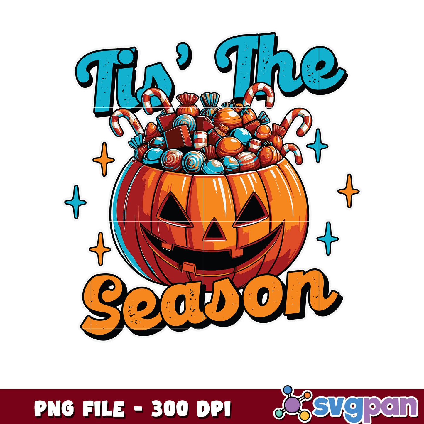 Tis the season png, spirit halloween png, spooky autumn png