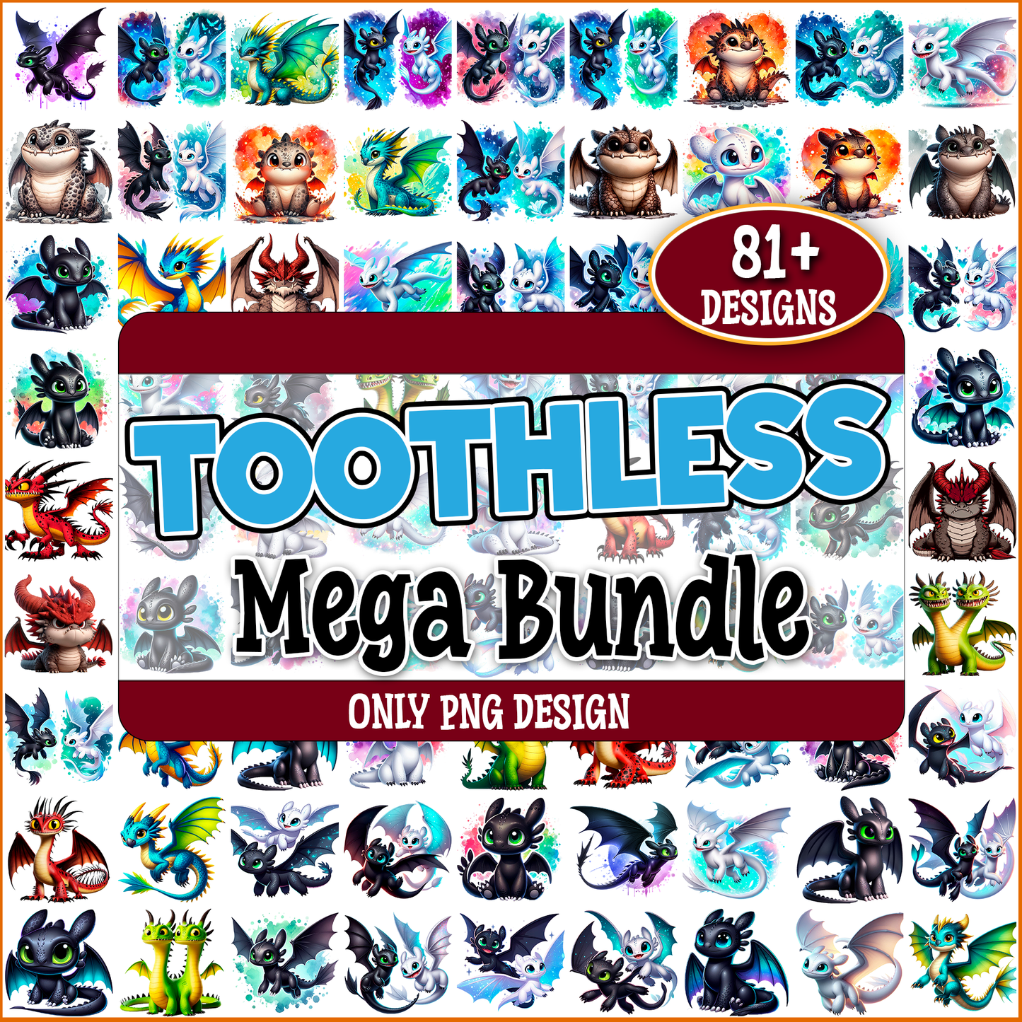Toothless bundle svg