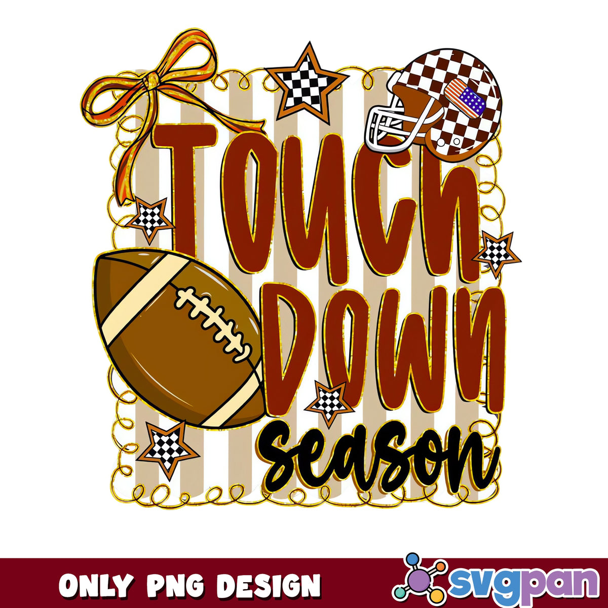 Touchdown Season Football PNG, Football Helmet PNG, Game Day PNG