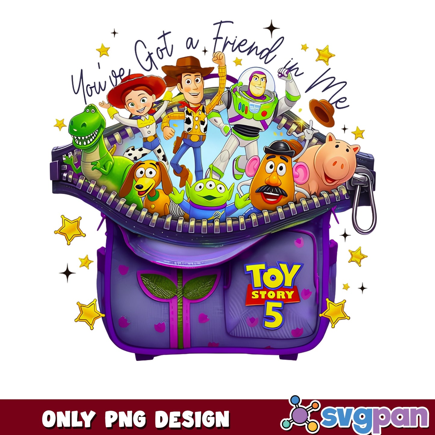Toy Story 5 You've Got A Friend In Me PNG, Woody PNG, Disney PNG