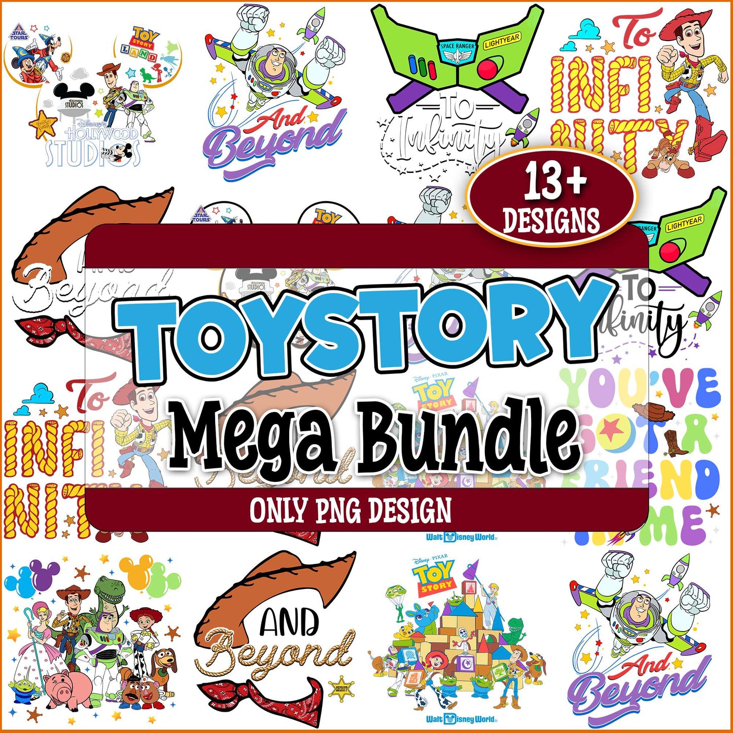 Toy story vintags png bundle