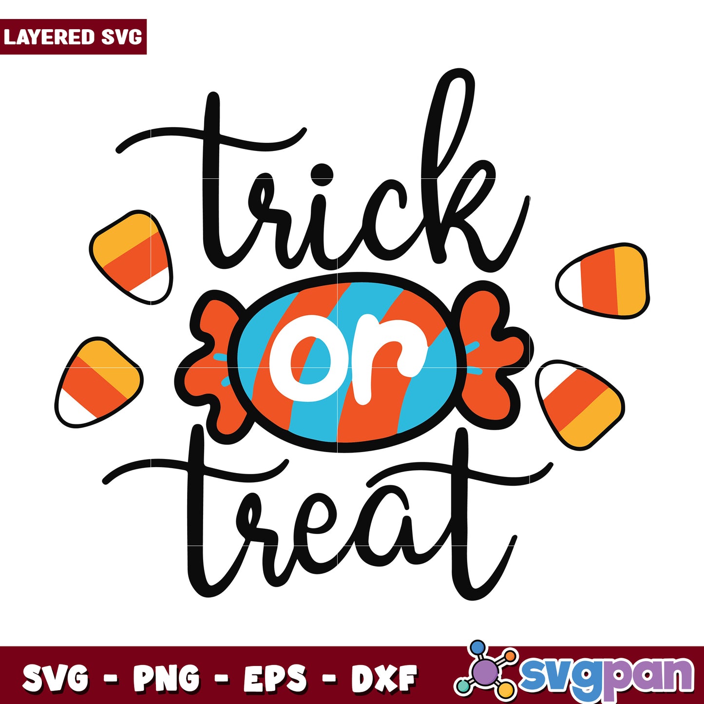 Trick or treat halloween svg, halloween time svg, halloween decoration svg
