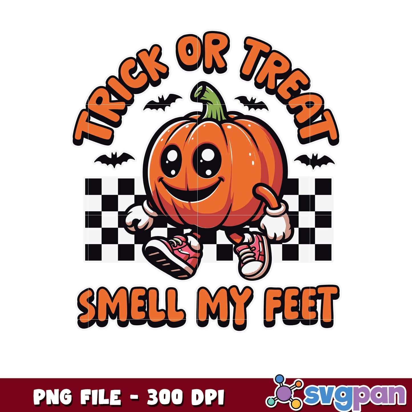 Trick or treat smell my feet png, halloween candy png, halloween quotes png