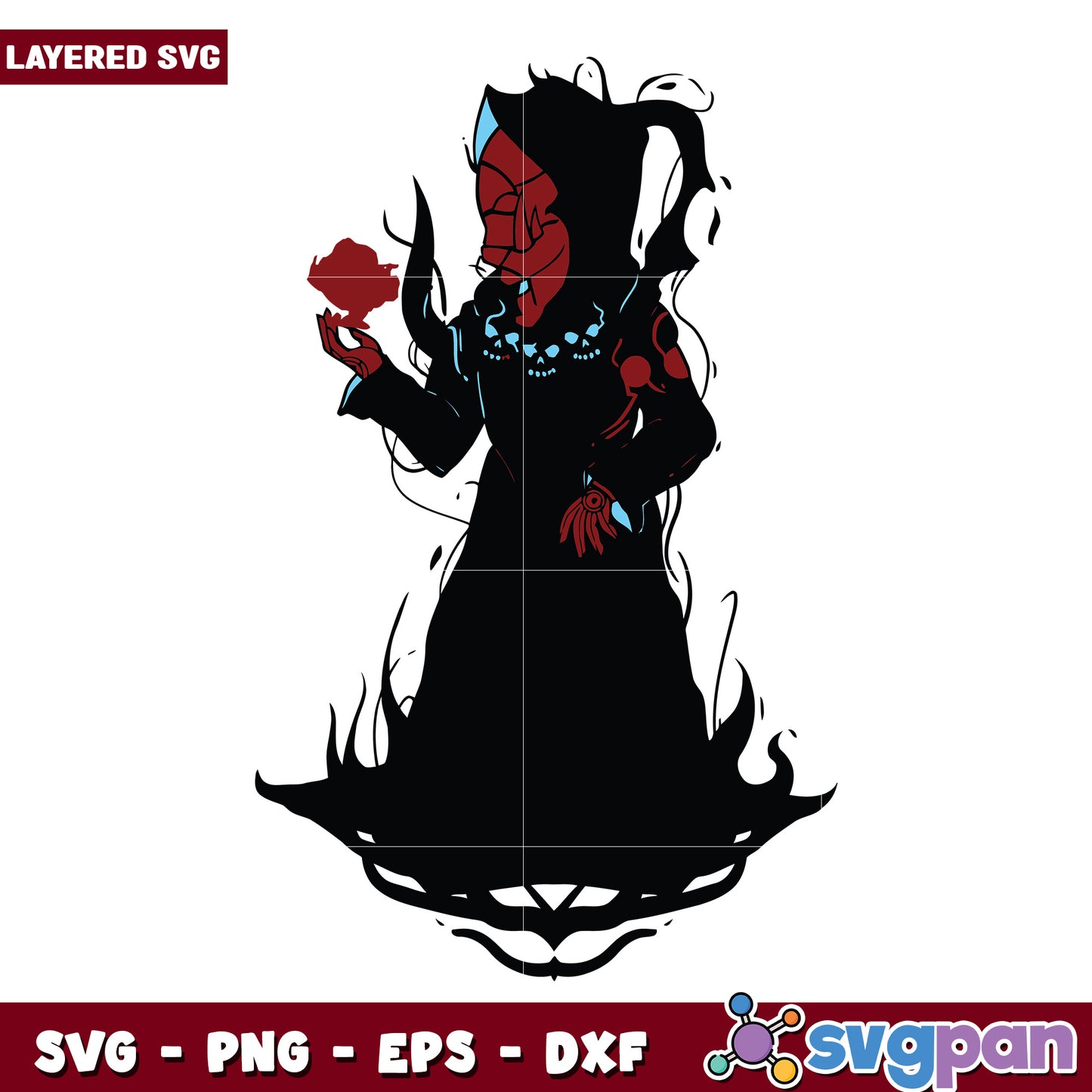 Tusk shadow general illustration svg, solo leveling season 2 svg, solo leveling anime svg