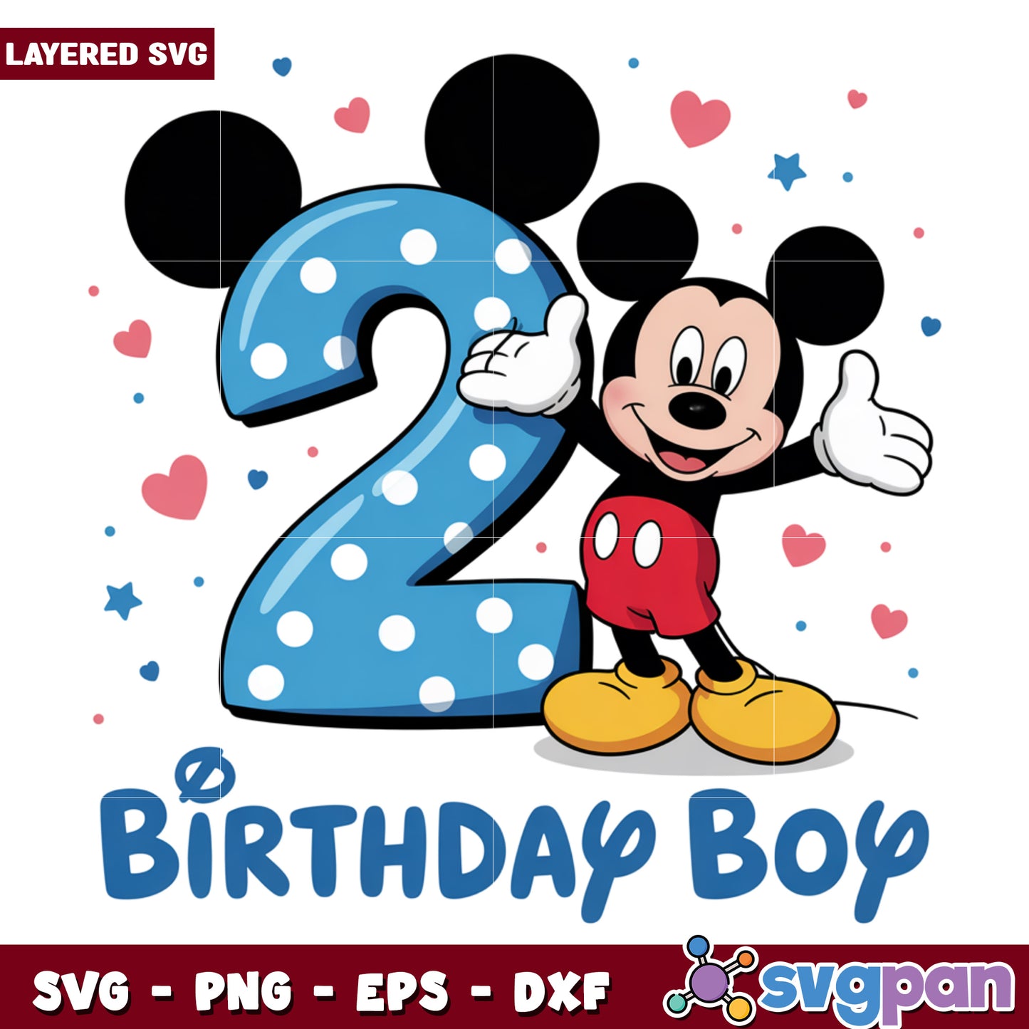 Two birthday boy mickey png, disney characters png, mickey mouse png