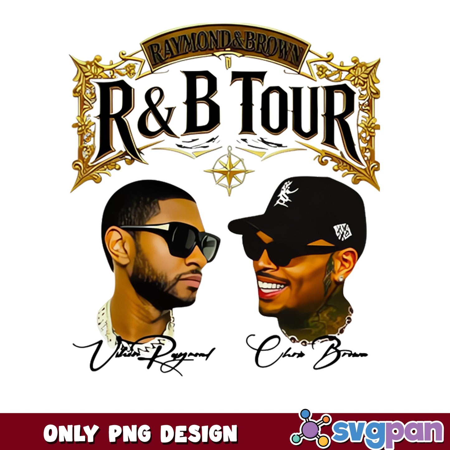 Usher And Chris Brown R&B Tour PNG, Concert PNG, Music PNG