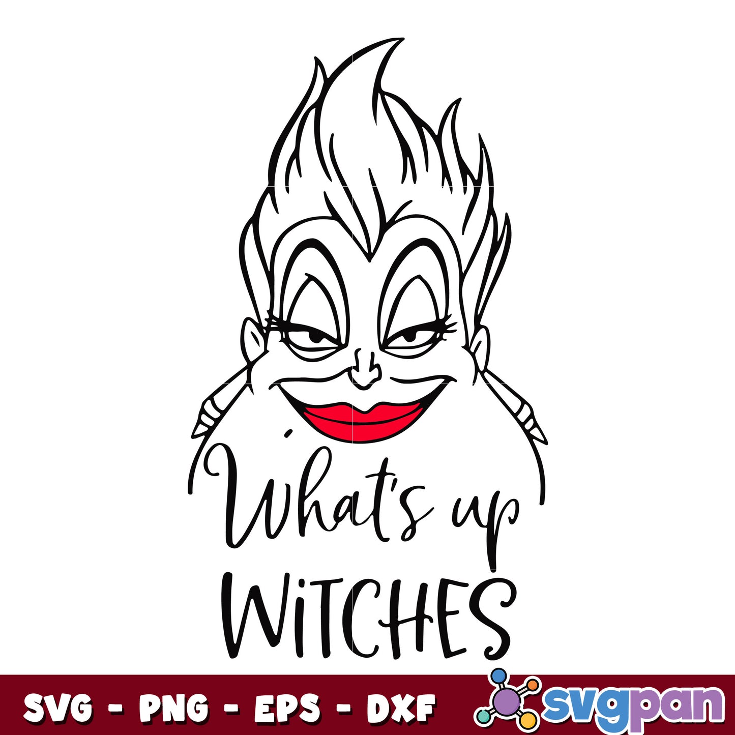 What's Up Witches svg
