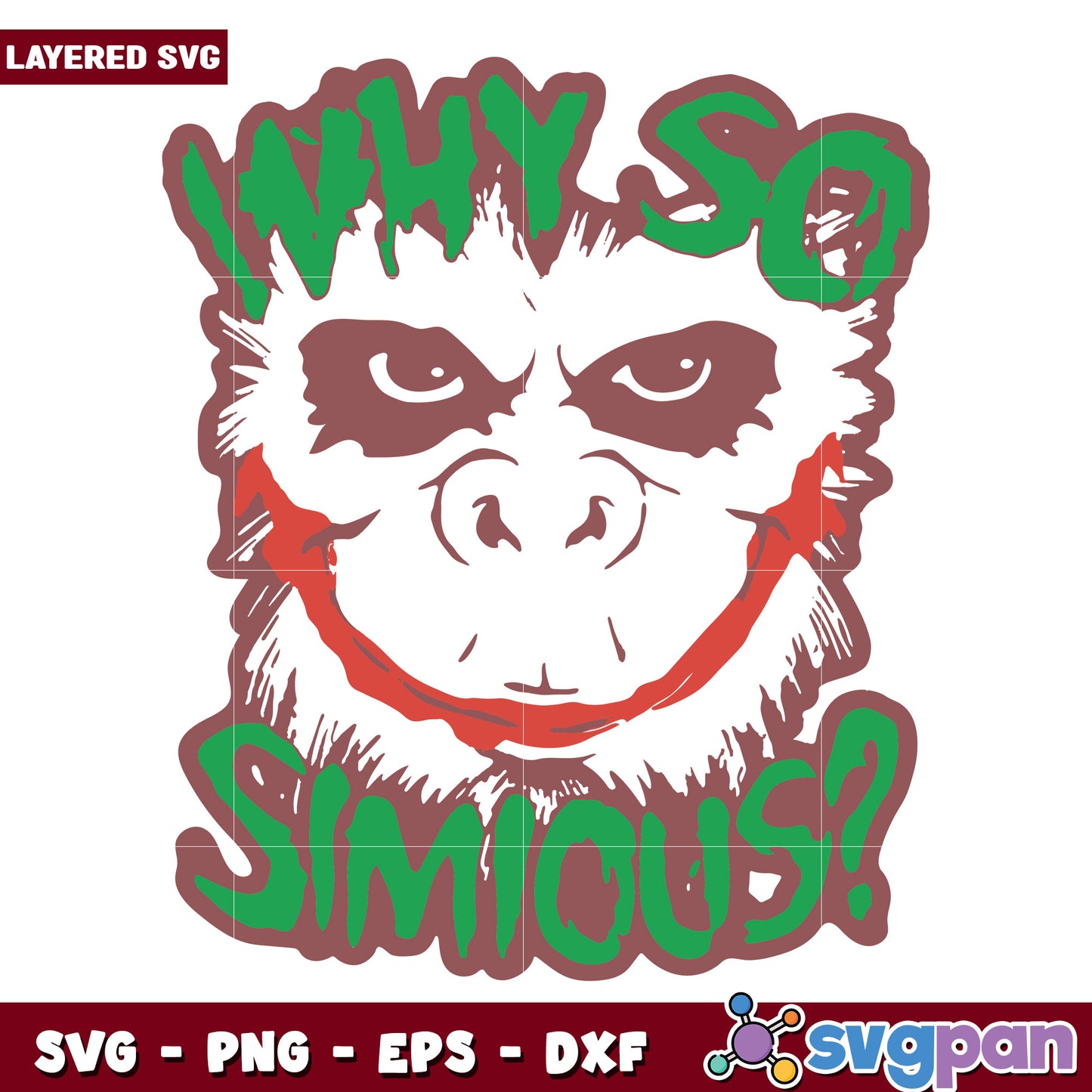 Why so simious svg, halloween time svg, halloween decorations svg