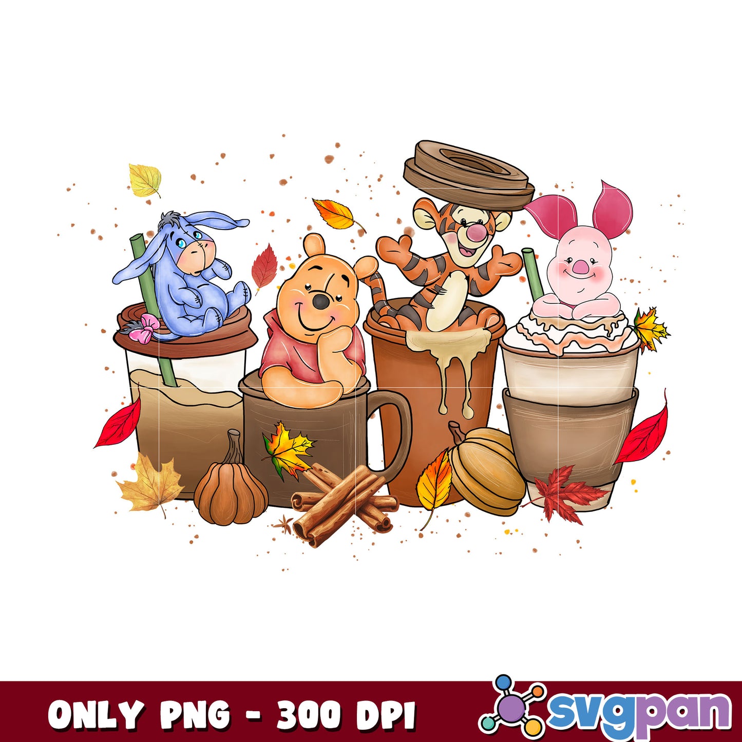 Winnie the pooh coffee png, winnie the pooh png, disney pooh png