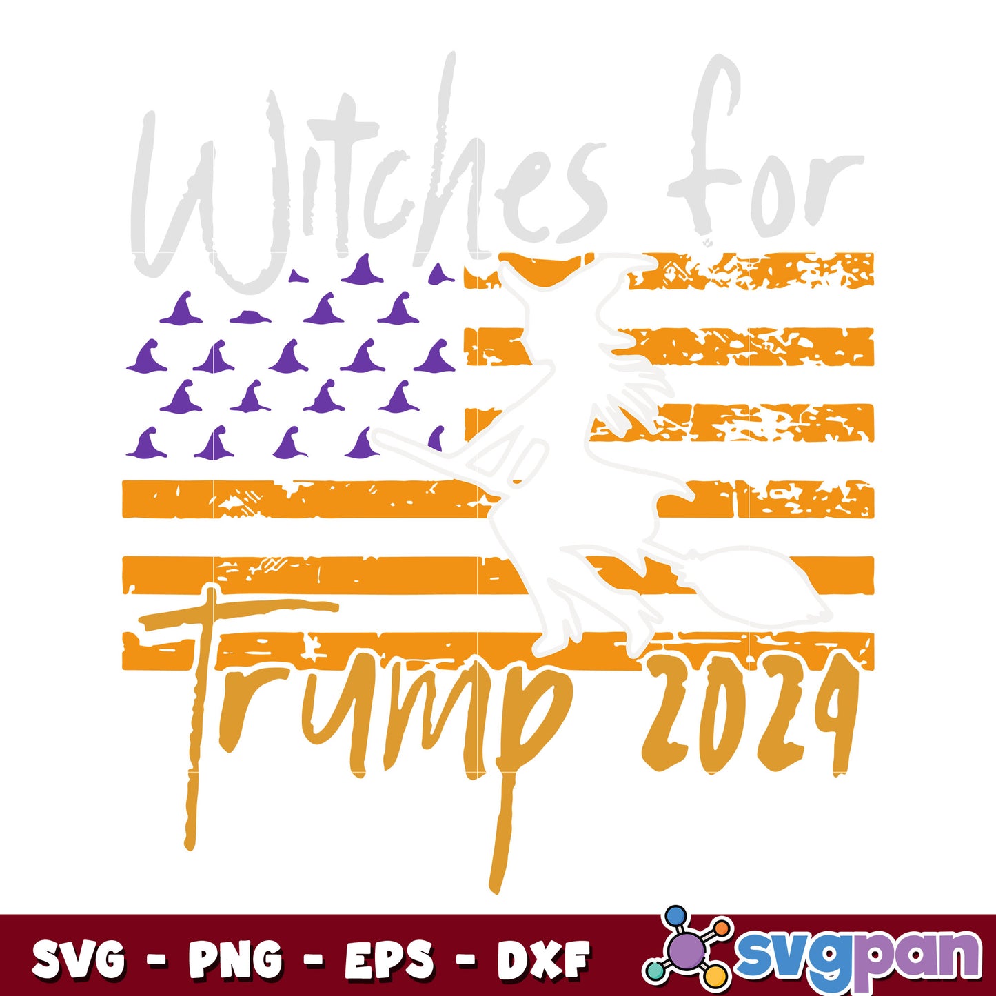 Witches For Trump 2024 svg