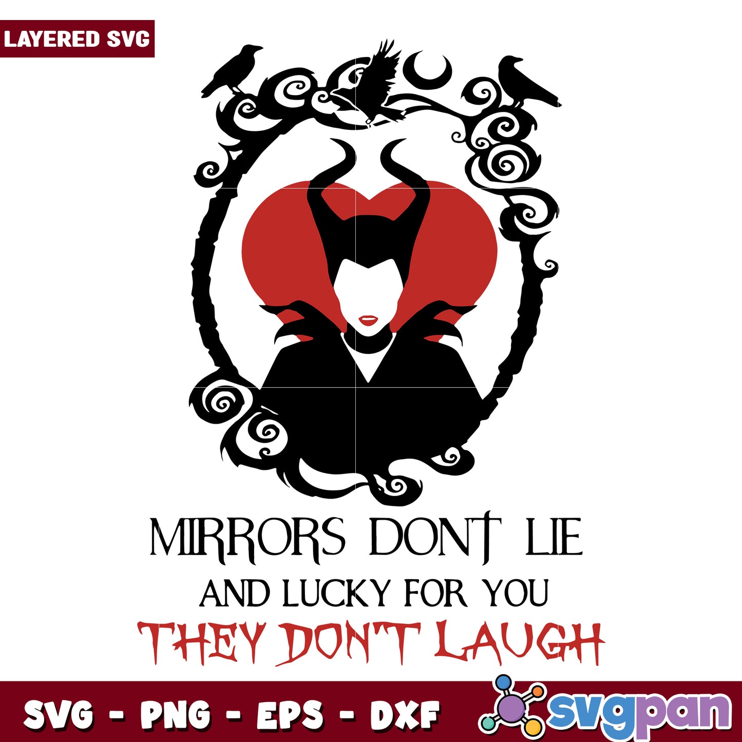 Witches mirrors dont lie svg, halloween quotes svg, halloween villains svg