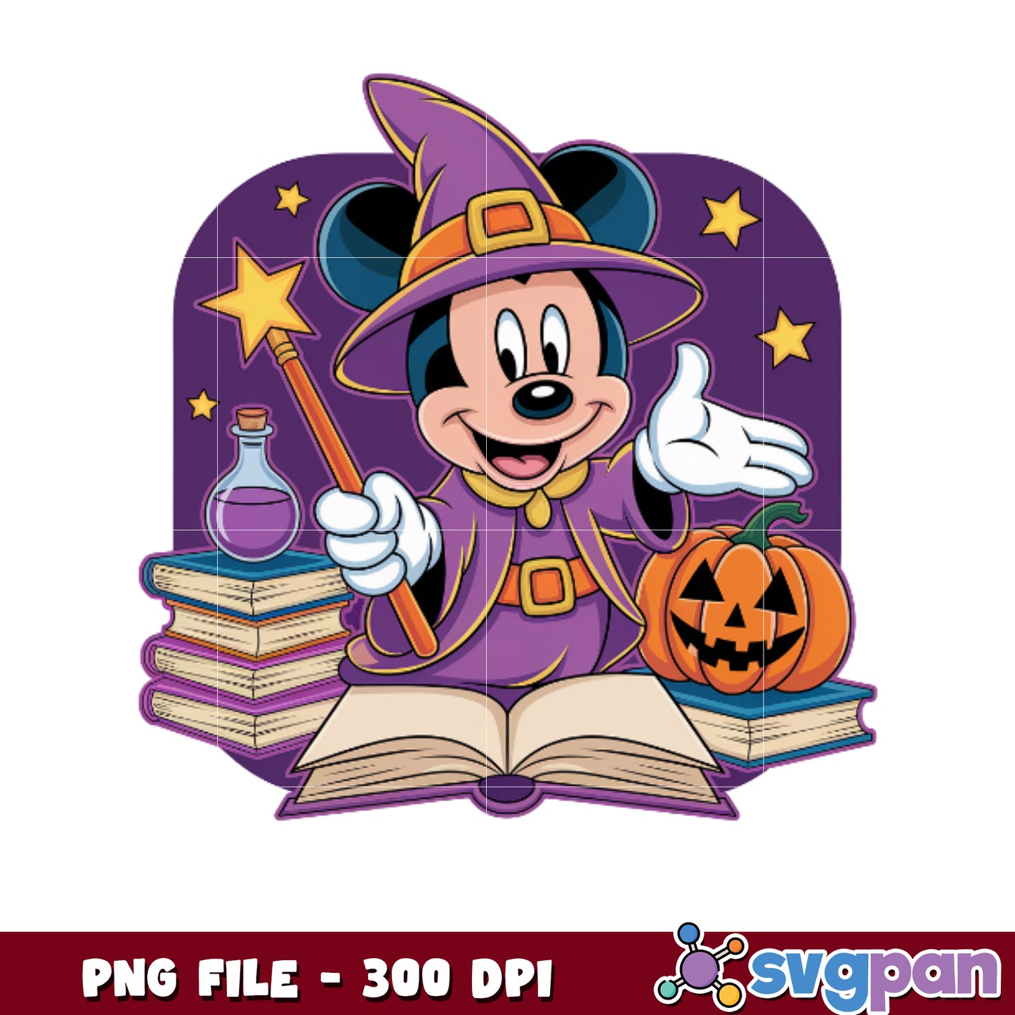 Witch purple png, disney halloween png, halloween time png