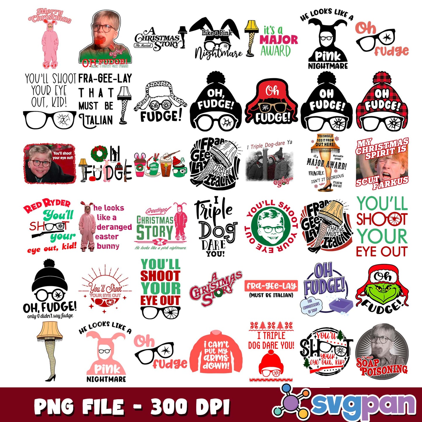 You ll shoot your eye out png bundle