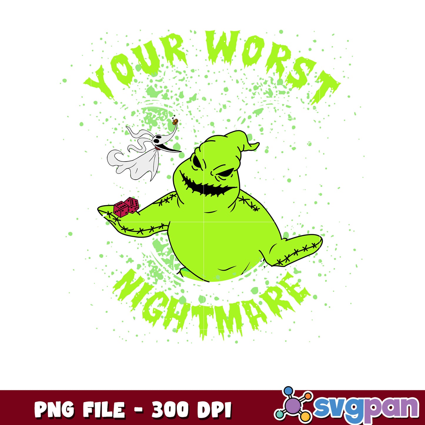Your worse nightmare png, halloween background png, halloween candy png