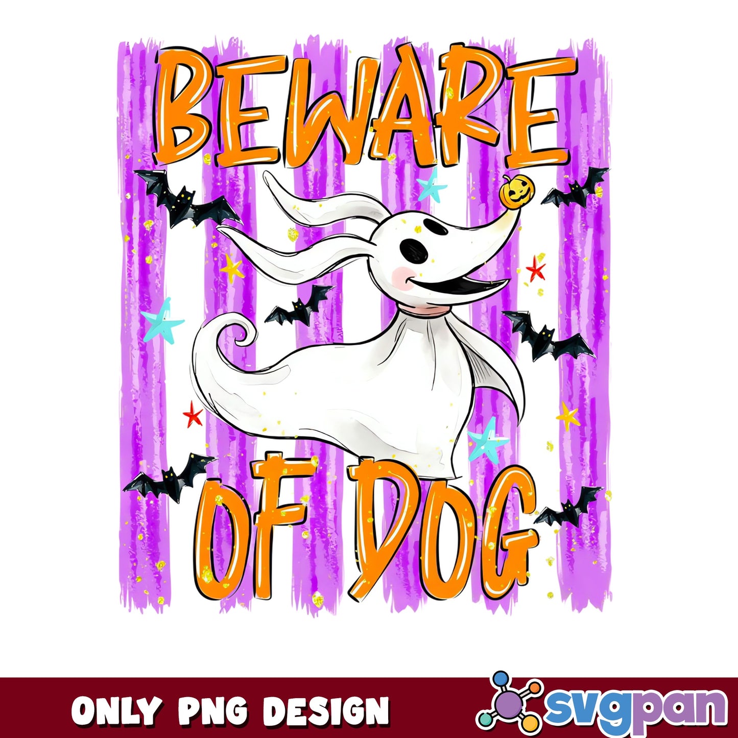 Zero Ghost Dog Beware Of Dog Halloween Nightmare PNG, Disney, PNG