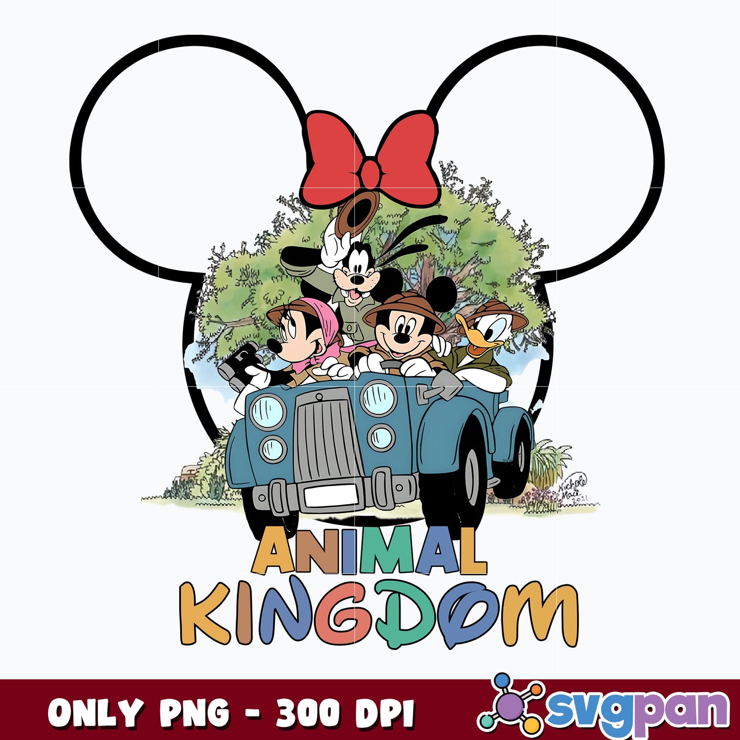 Minnie Mouse And Friends Animal Kingdom png