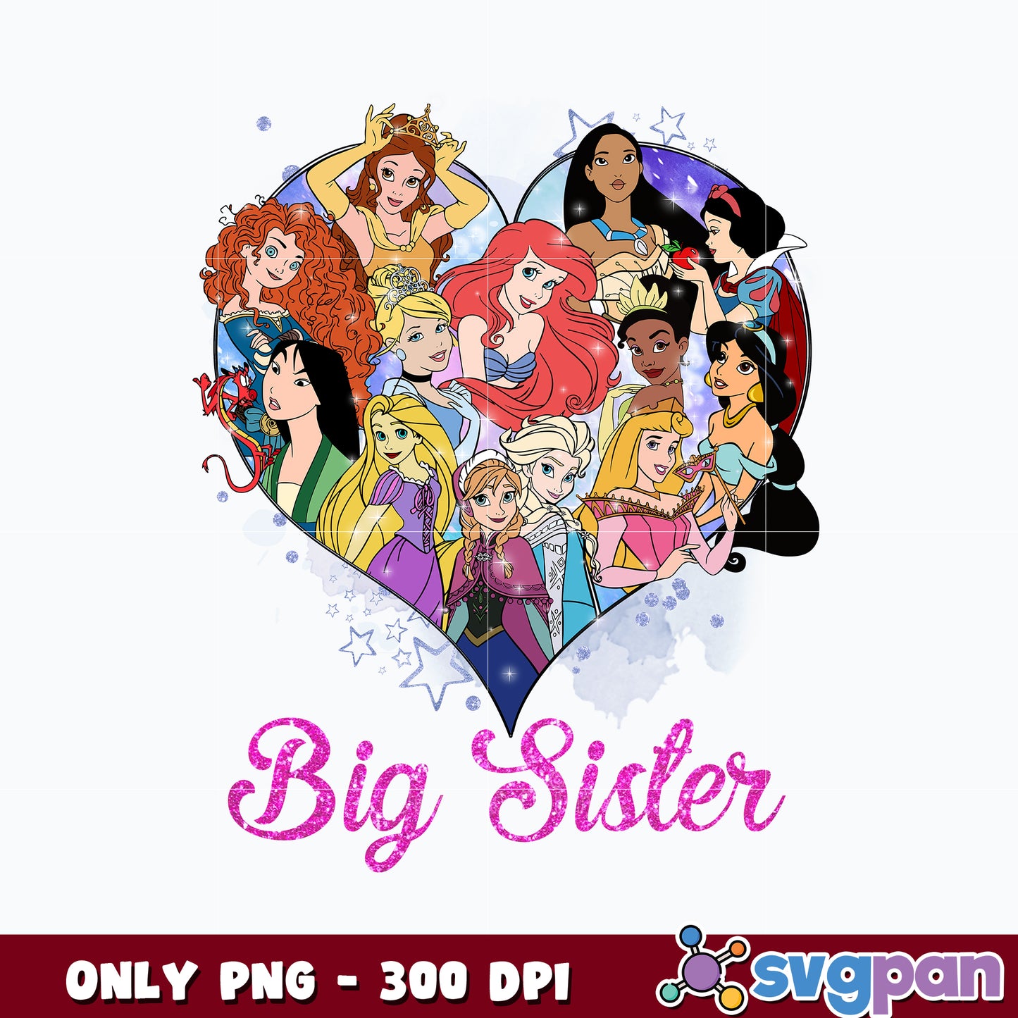 Big sister Disney Princesses png