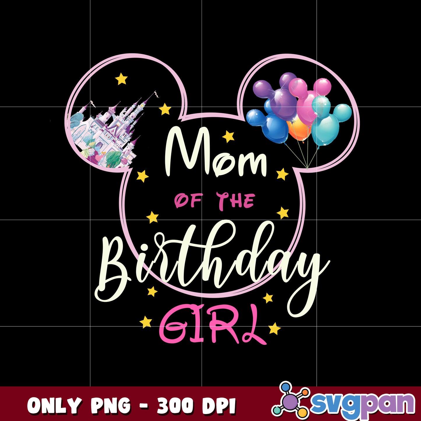 Mickey Mom of the Birthday Girl png
