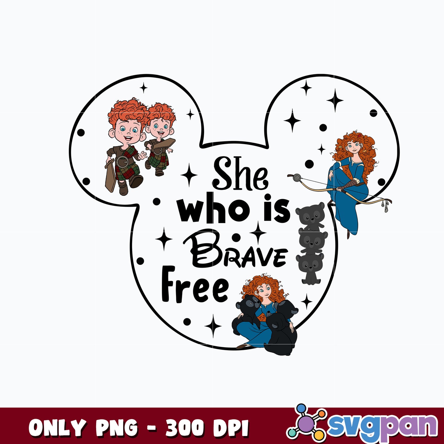 Princess Png, Brave Is Free Png