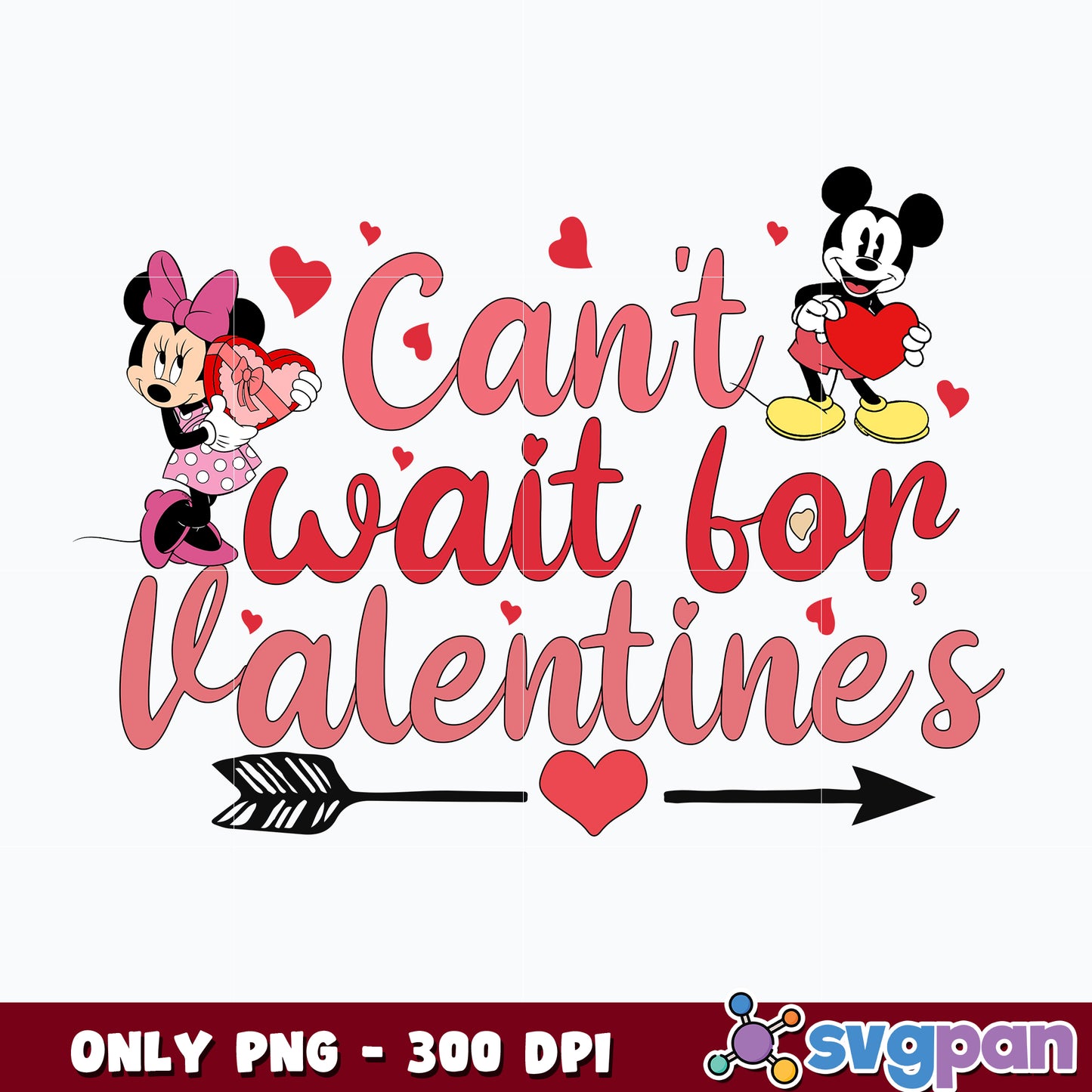 Can't Wait For Valentine's png
