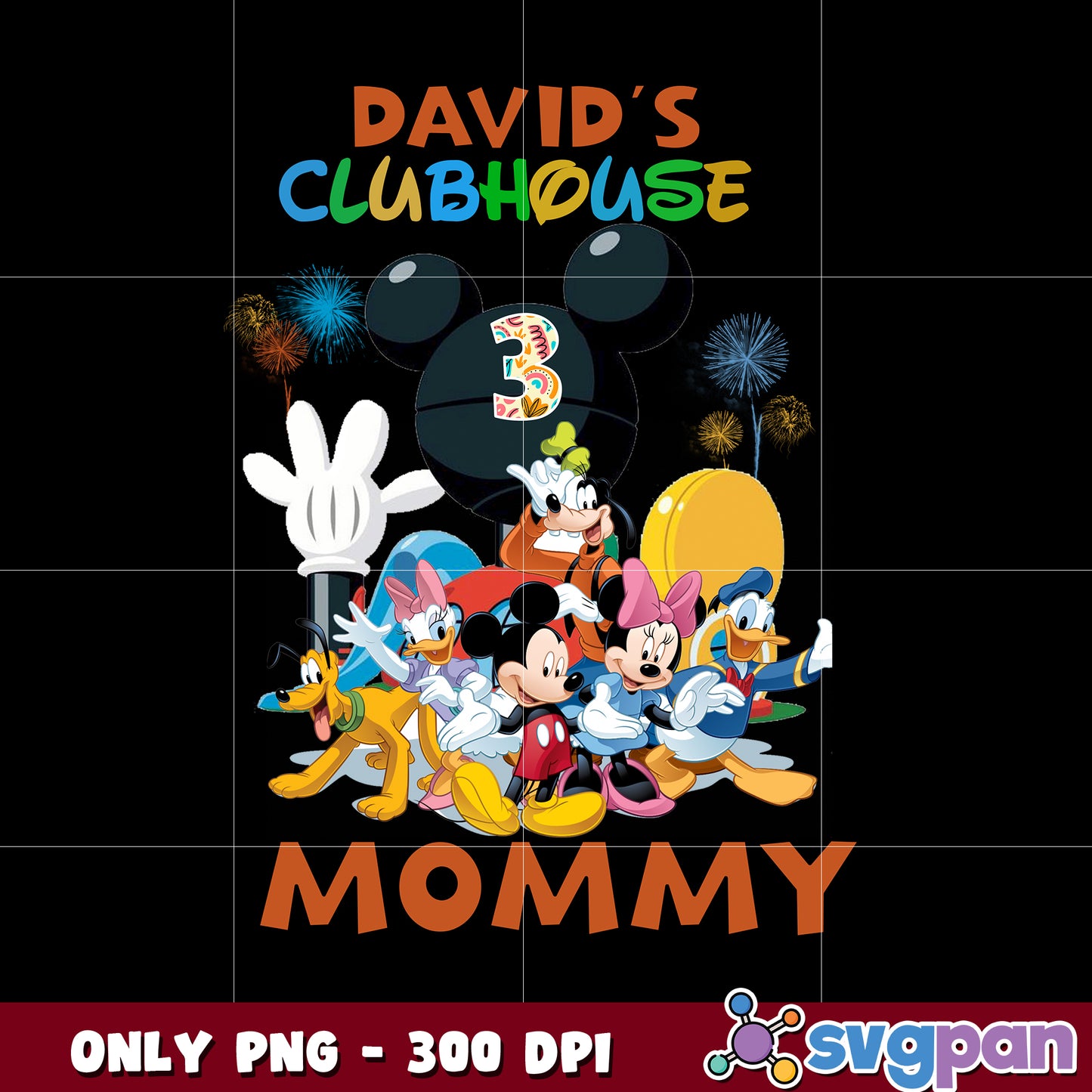 Mouse and Friends Mommy 3rd David's Club House png