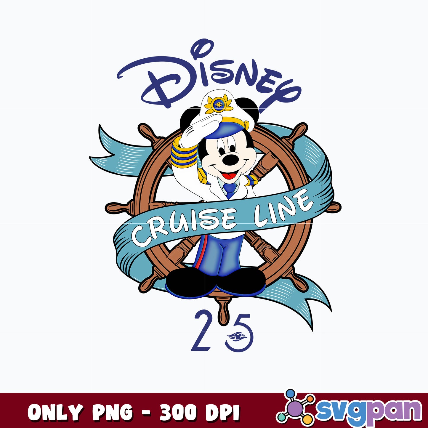 Mickey Mouse Disney Cruise Line 25 png