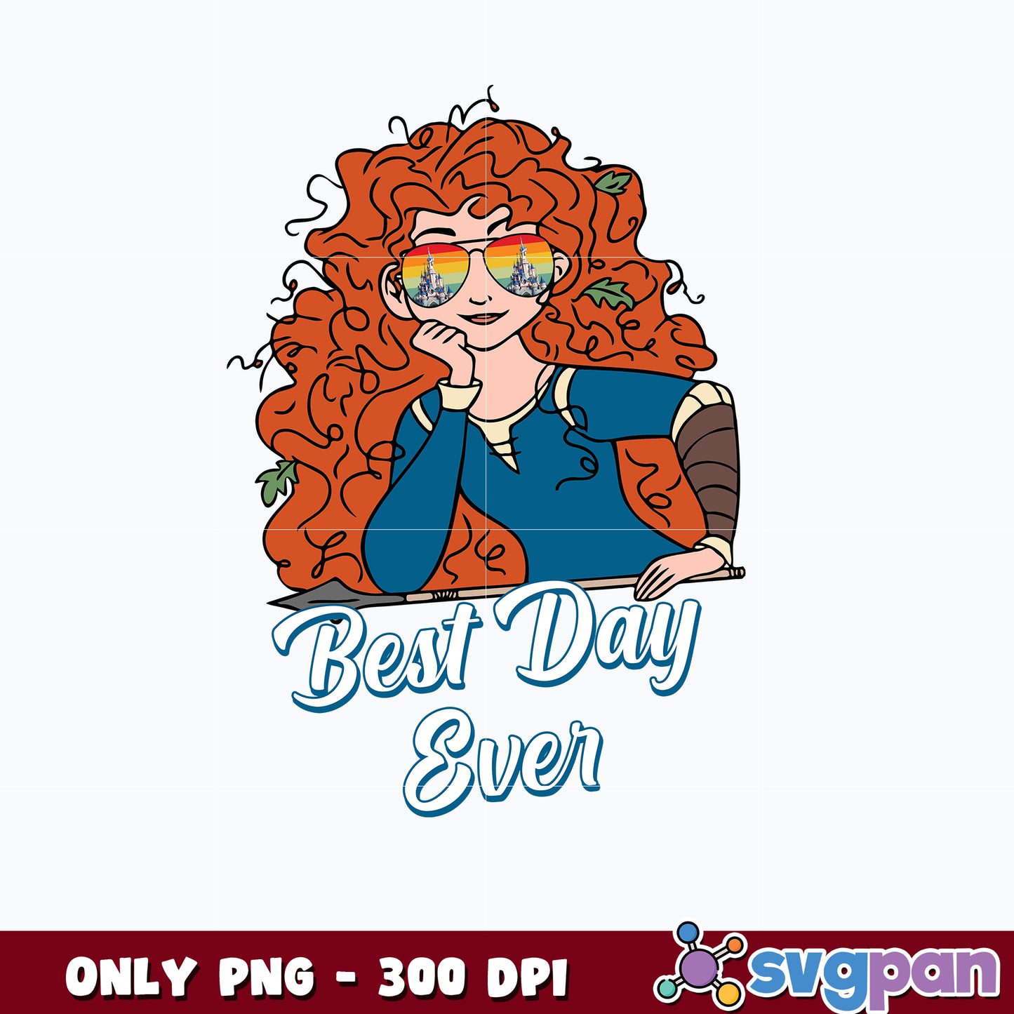 Best Day Ever Merida Brave png